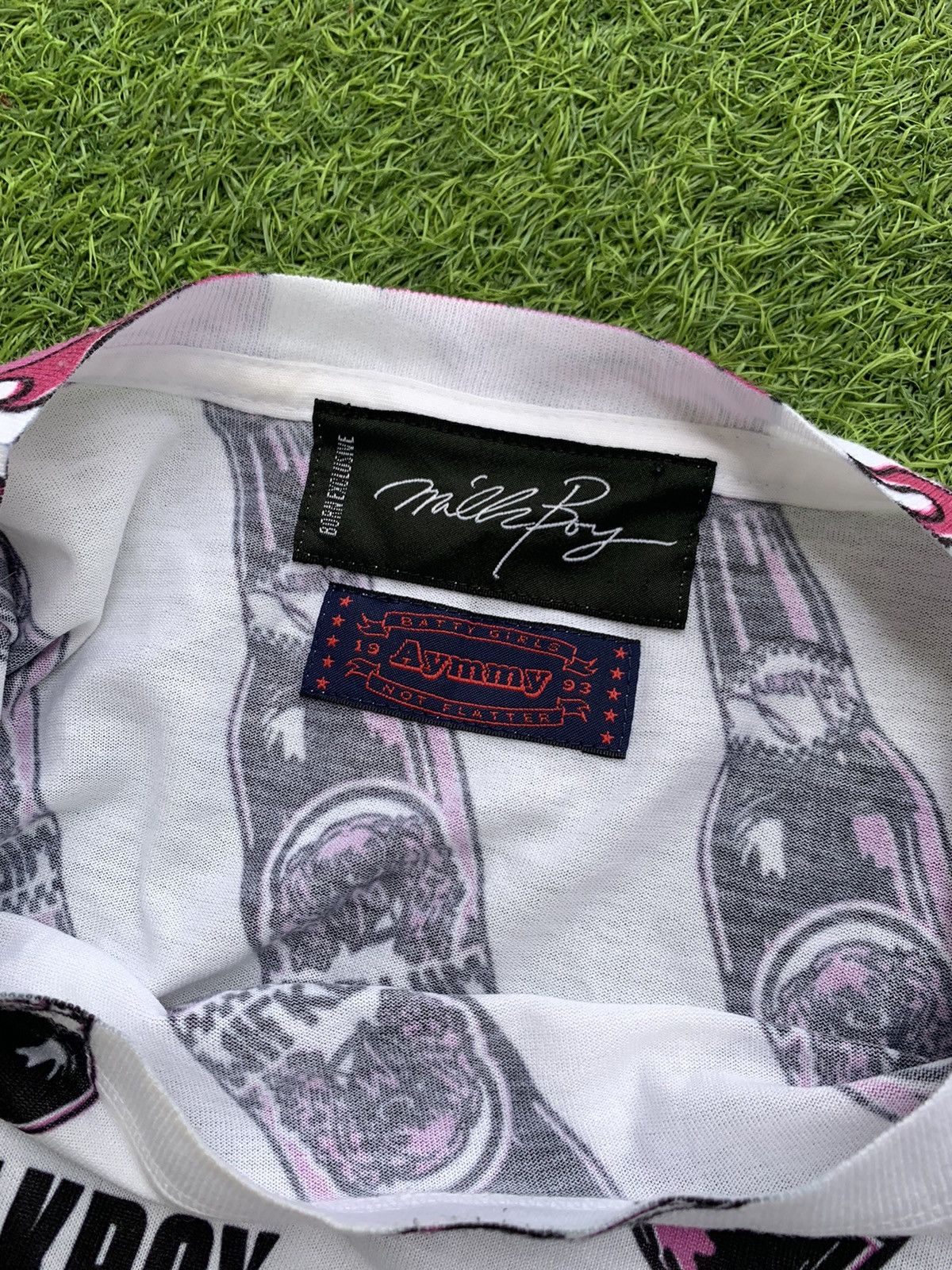 Beauty Beast × Japanese Brand Japanese Brand Over Print Milk Boy X Aymmy Tshirts Size US L / EU 52-54 / 3 - 6 Thumbnail