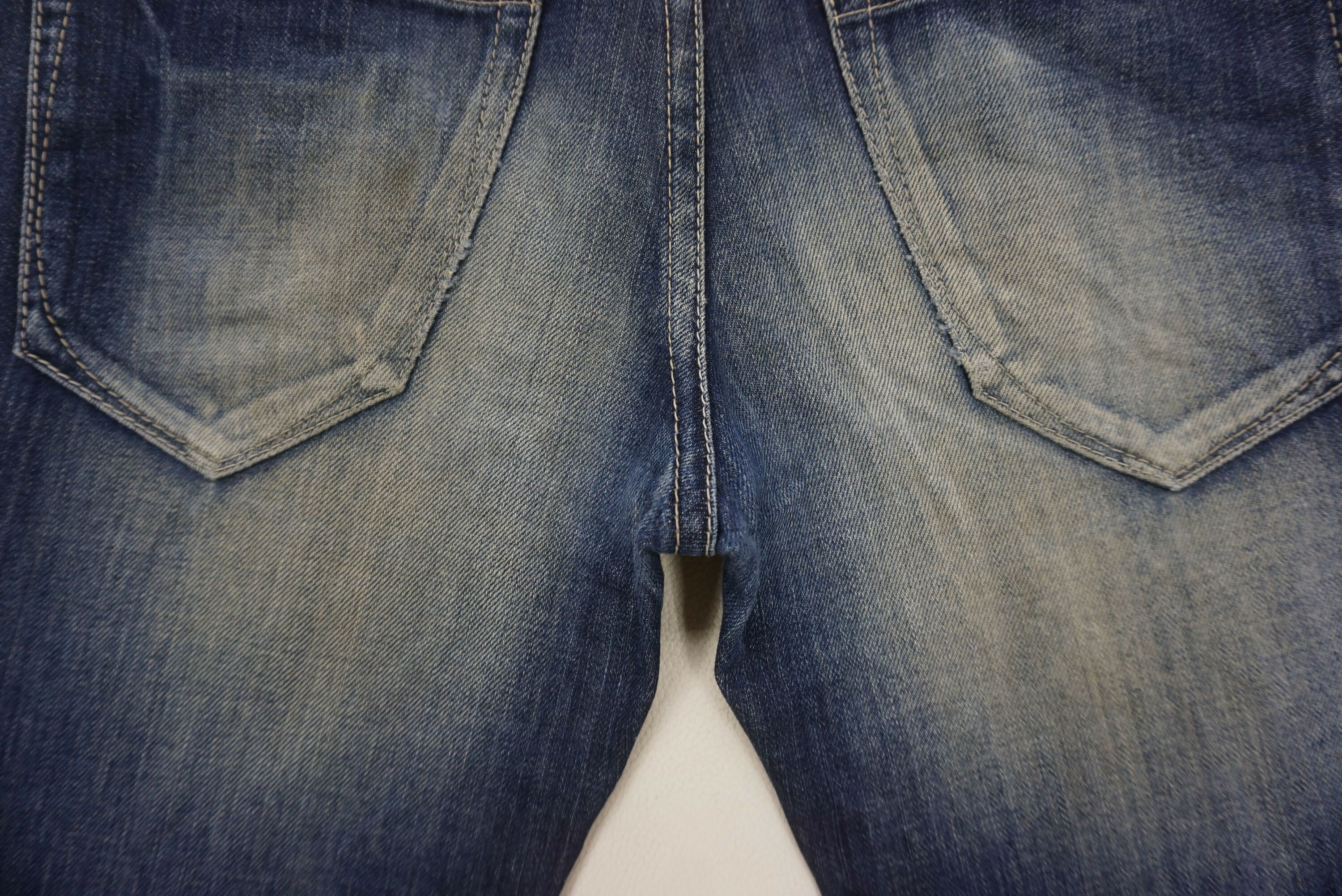 Japanese Brand Vanquish Jeans Size W30xL33.5 Gold Low-Rise Slim Denim Size US 28 / EU 44 - 9 Thumbnail