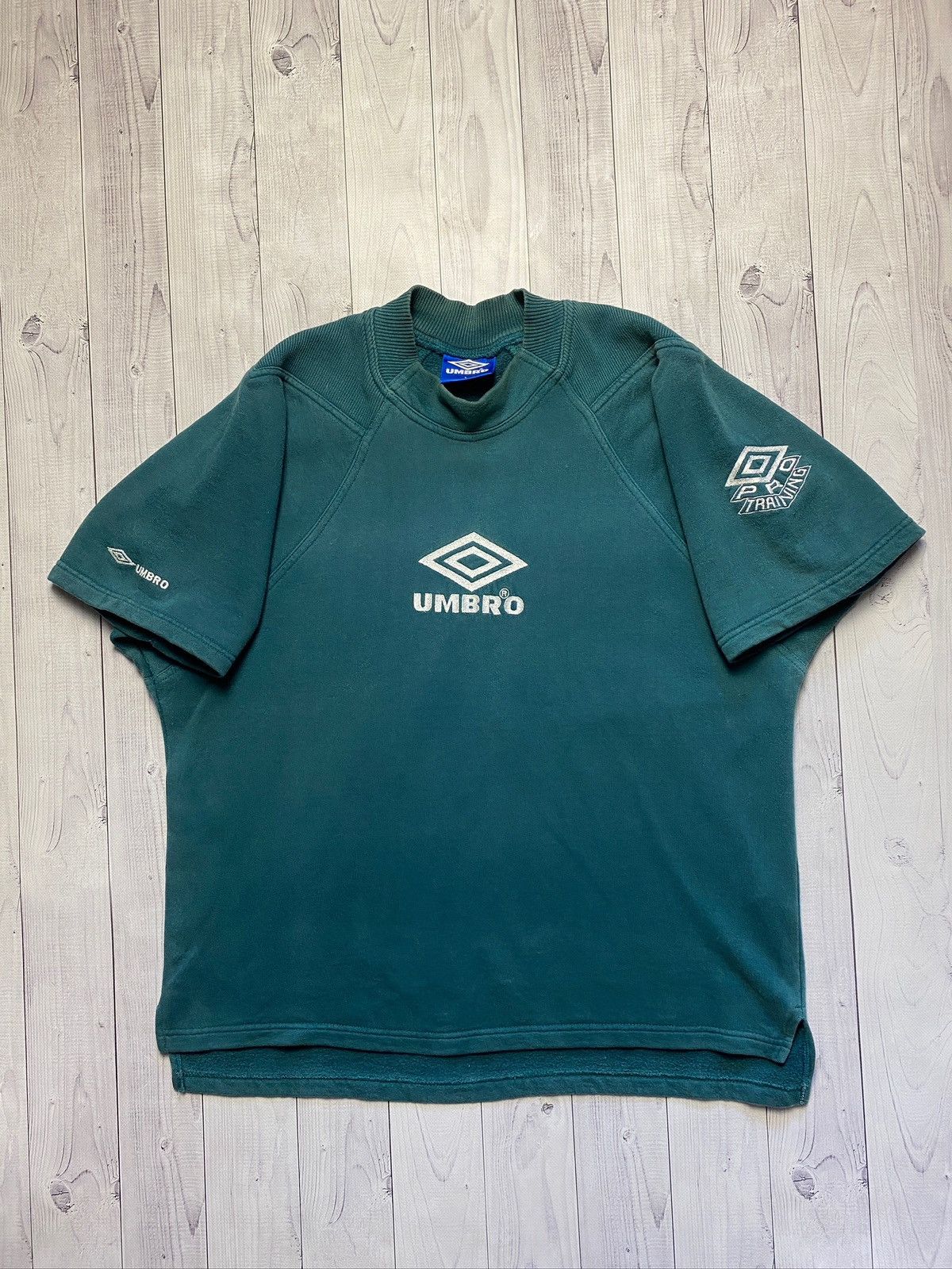 Umbro Vintage Umbro sweat Tee big central logo Umbro pro Size US L / EU 52-54 / 3 - 2 Thumbnail