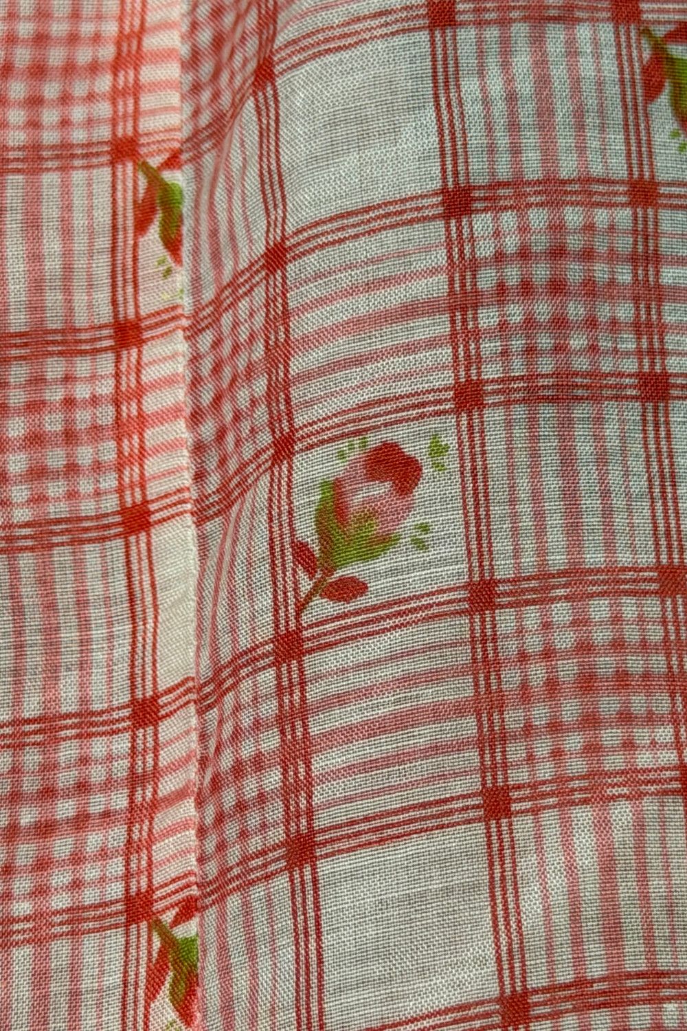 Polo Ralph Lauren RRL Ralph Lauren Prairie Floral Plaid Ruffle Blouse Women’s Size US XS / EU 42 / 0 - 6 Thumbnail