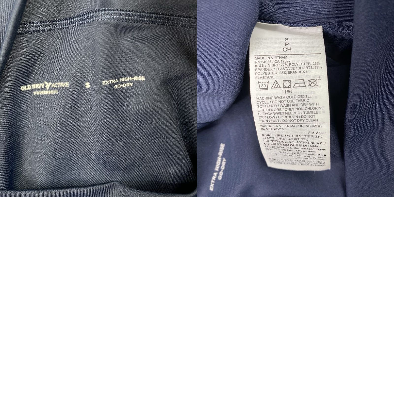 Old Navy Old Navy Skort Womens S Blue Extra High Rise Go Dry Powersoft Athletic Stretch Pockets Moisture Wicking Short Skirt Activewear Size 28" / US 6 / IT 42 - 8 Thumbnail