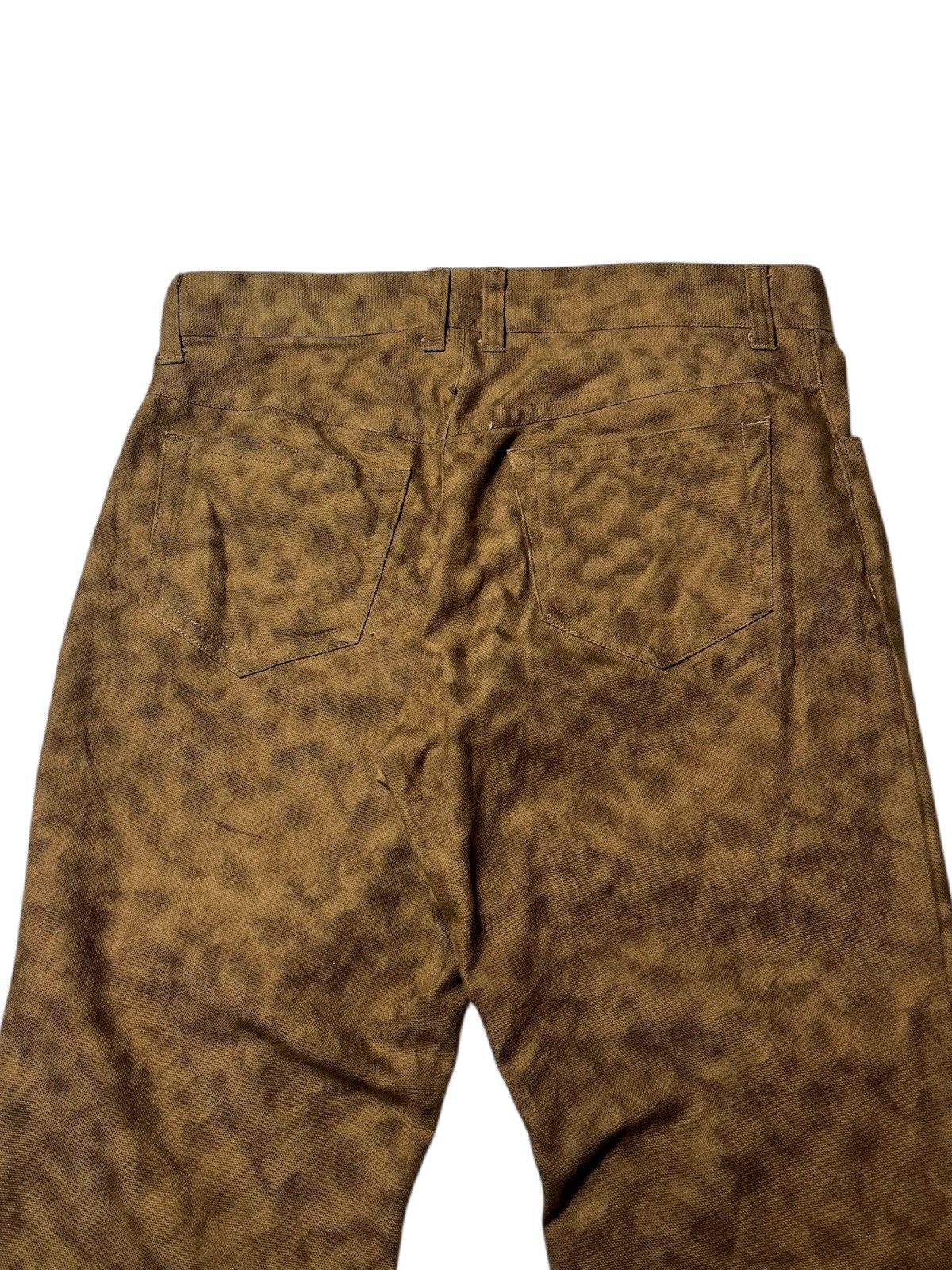 Nicole Club 2000s Nicole Monsieur Abstract Acid Washed Flared Pants Size US 32 / EU 48 - 7 Thumbnail