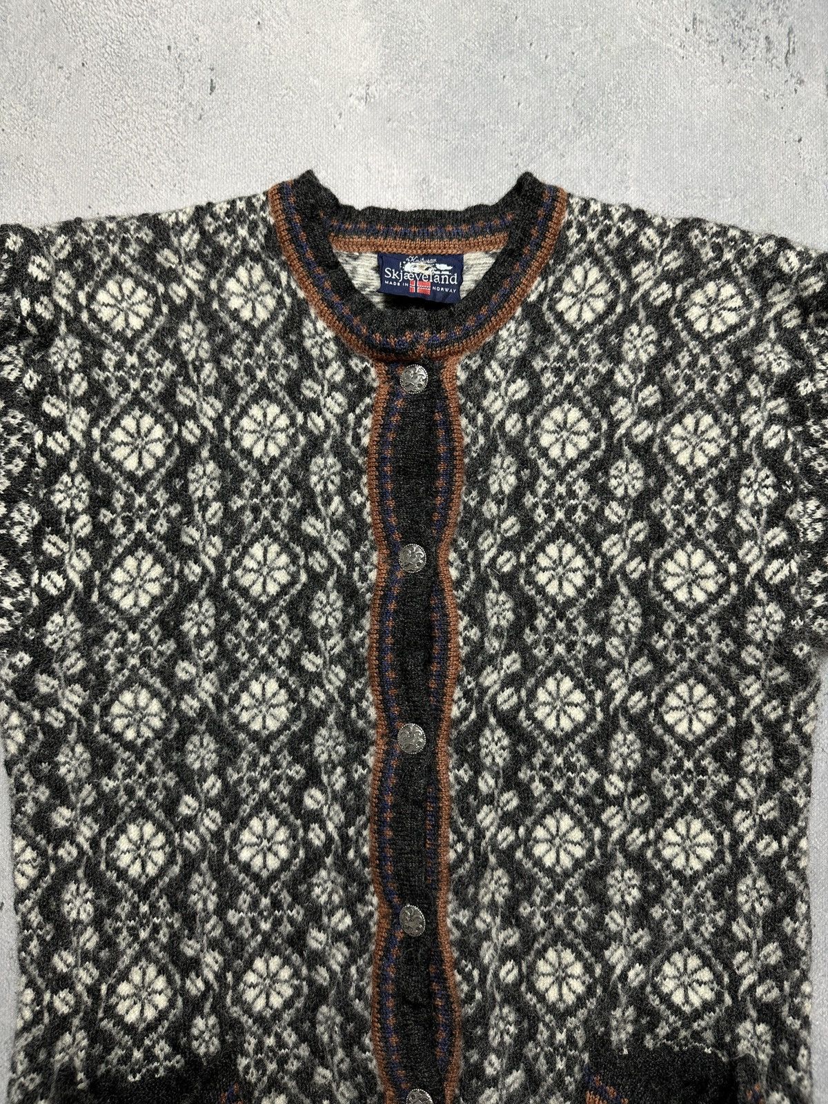 Dale Of Norway Vintage Skjaeveland Made In Norway Crazy Warm Cardigan y2k Size M / US 6-8 / IT 42-44 - 8 Thumbnail