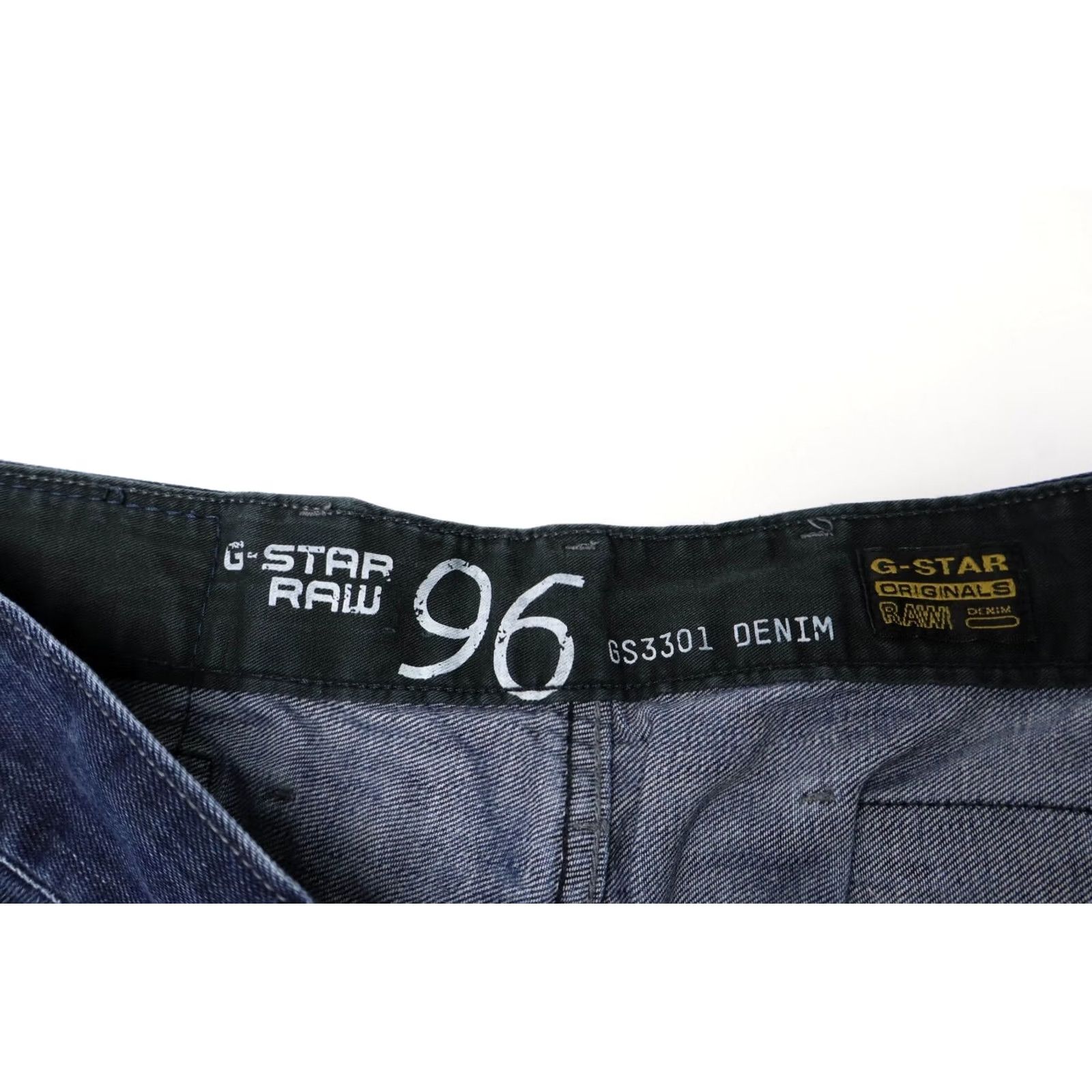 G-Star G-STAR Jeans Logo Straight Regular Fit Button Fly Faded Whiskers Men's W31 Size US 31 - 6 Thumbnail