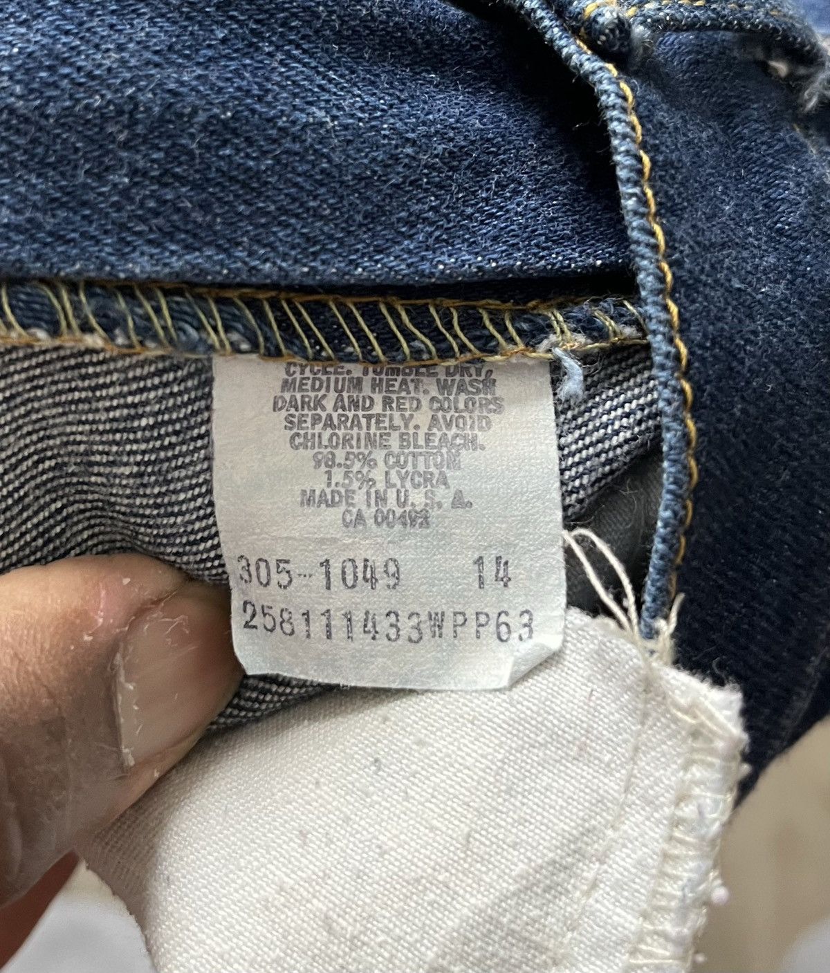 Lee Vintage Lee Riders Denim Jeans Size US 28 / EU 44 - 4 Thumbnail