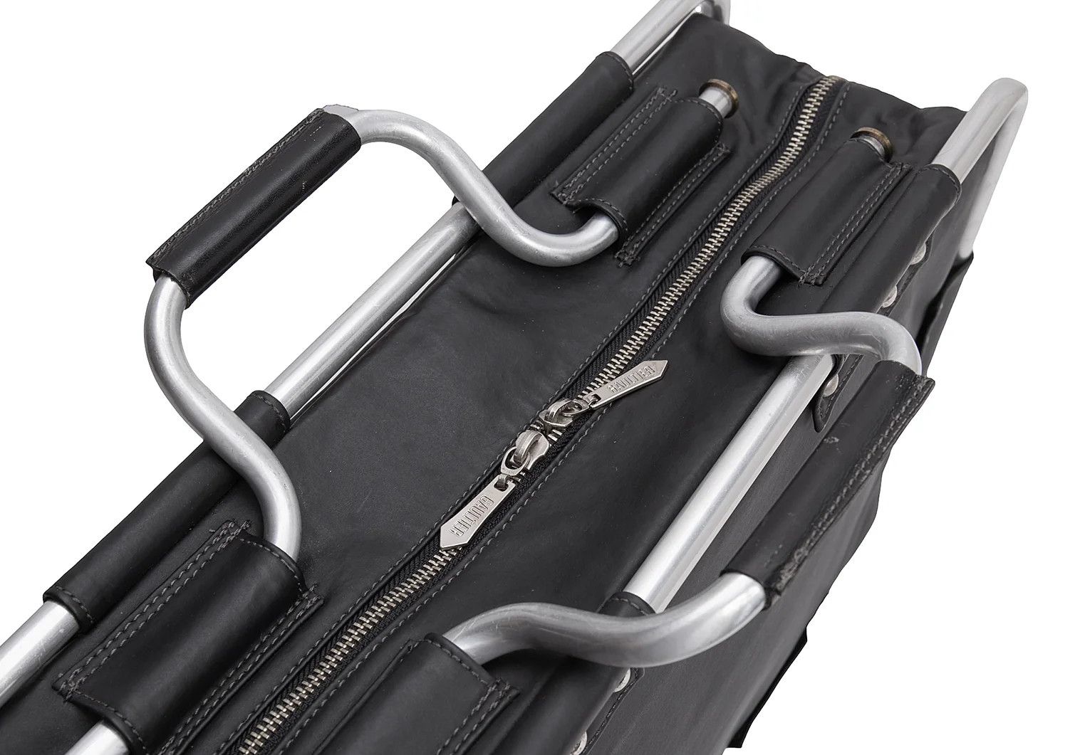 Jean Paul Gaultier Metal Frame Briefcase in Black Size ONE SIZE - 9 Thumbnail