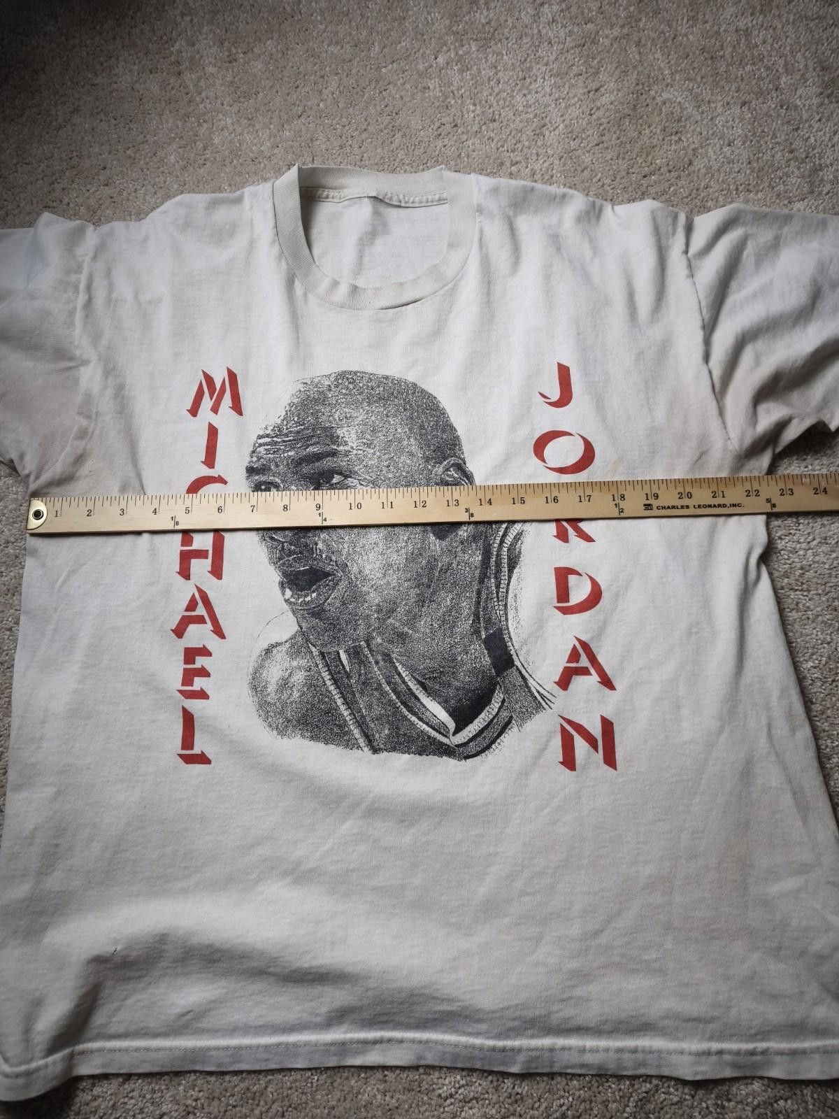 The Unbranded Brand michael jordan bulls t shirt L Large 90s Single Stitch Hem Size US L / EU 52-54 / 3 - 7 Thumbnail