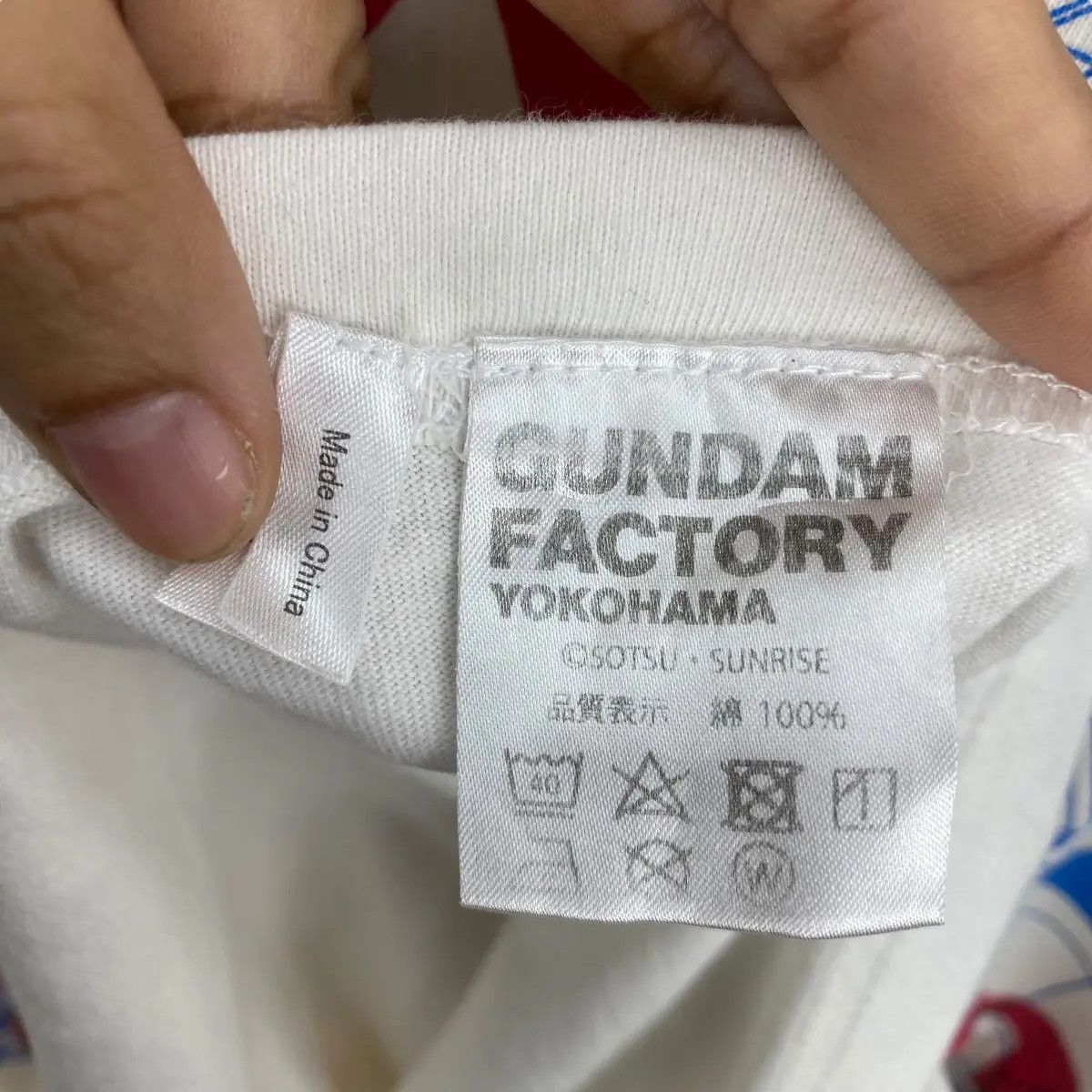 Anime × Japanese Brand GUNDAM FACTORY YOKOHAMA Distressed Bandai Tee Shirt Size US L / EU 52-54 / 3 - 7 Thumbnail