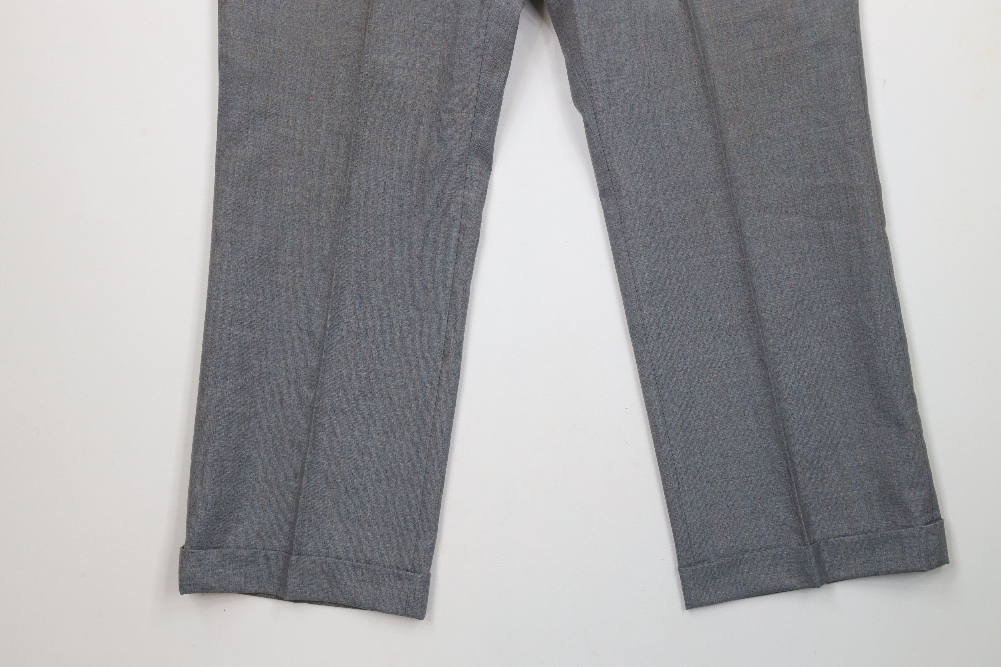 Vintage Vintage 70s Streetwear Rainbow Fleck Wool Blend Chino Pants Size US 36 / EU 52 - 4 Thumbnail