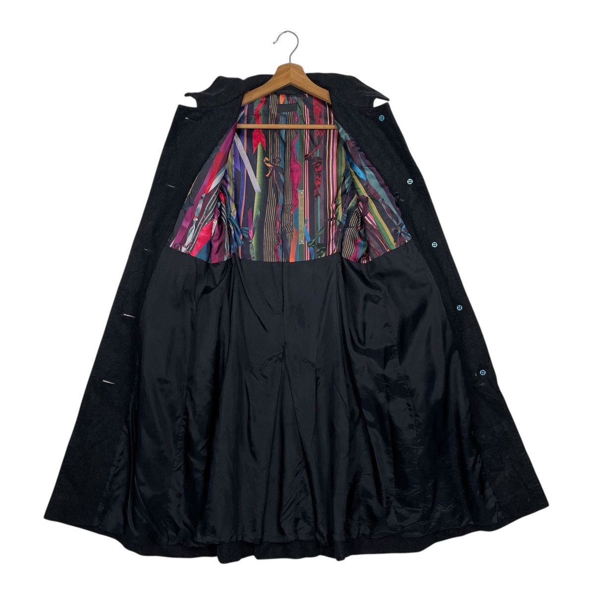 Paul Smith Paul Smith Wool Black Coat Size XS / US 0-2 / IT 36-38 - 12 Thumbnail