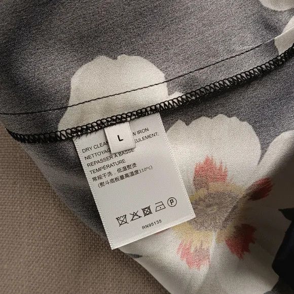 Lafayette 148 LAFAYETTE 148 Sleeveless Adela Silk Flower Blouse - Large Size L / US 10 / IT 46 - 8 Thumbnail