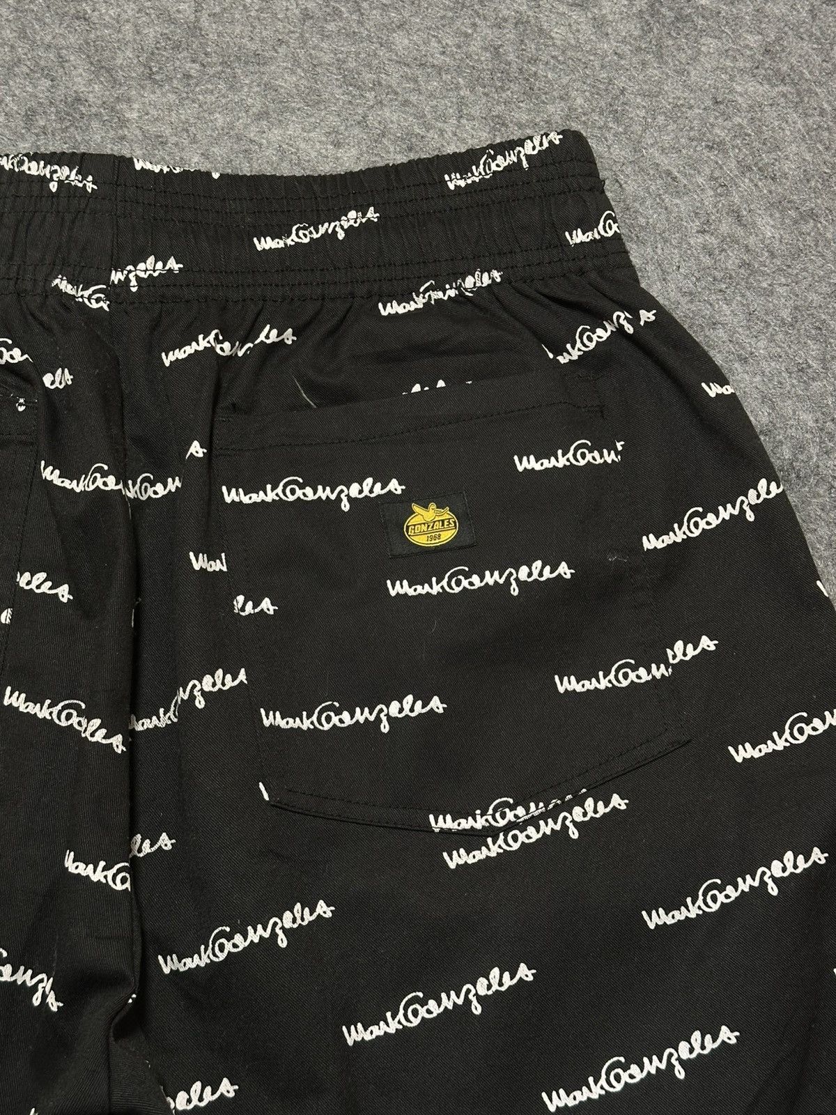 Shorty's Skateboards black Mark Gonzales print skate shorts. Size US 31 - 9 Thumbnail