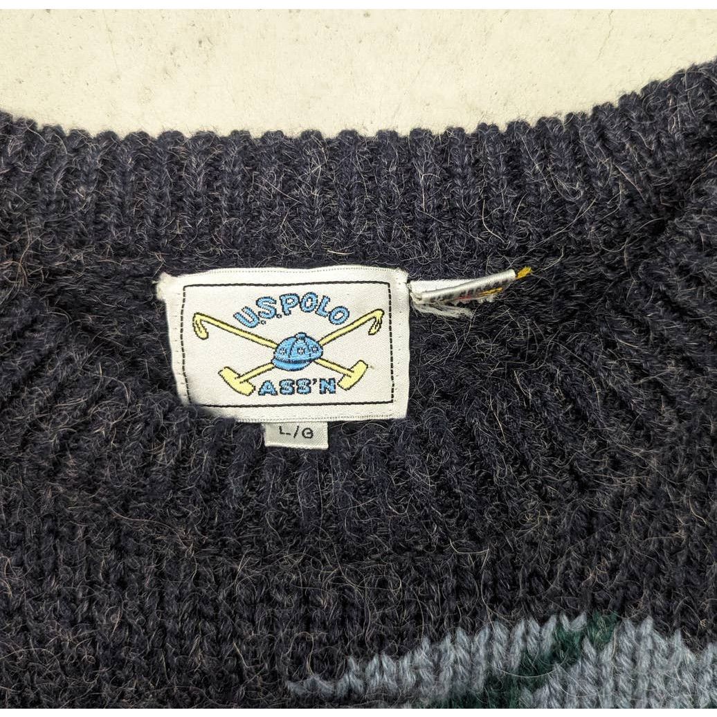 U.S. Polo Assn. × Vintage Vintage U.S POLO ASSN Duck hunt Mallard wool knit sweater Size US L / EU 52-54 / 3 - 4 Thumbnail
