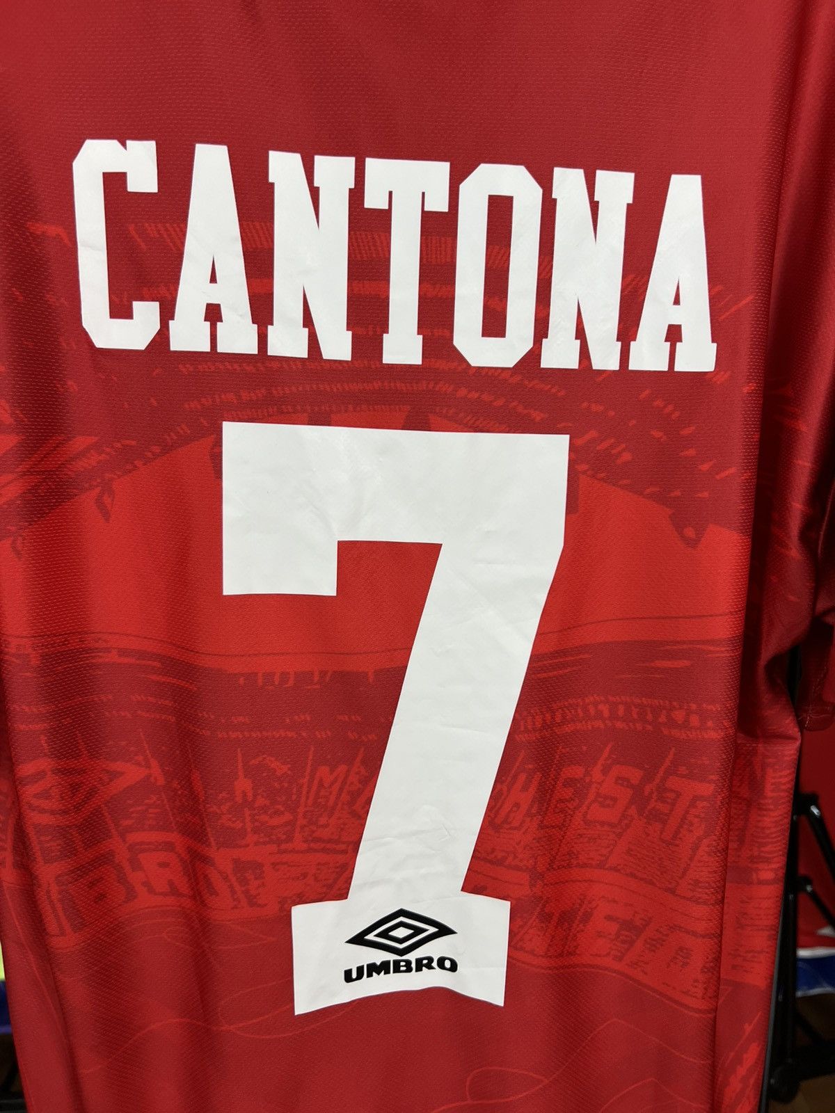 Umbro Jersey Umbro Manchester United 1994/95 Cantona #7 Size US L / EU 52-54 / 3 - 3 Thumbnail