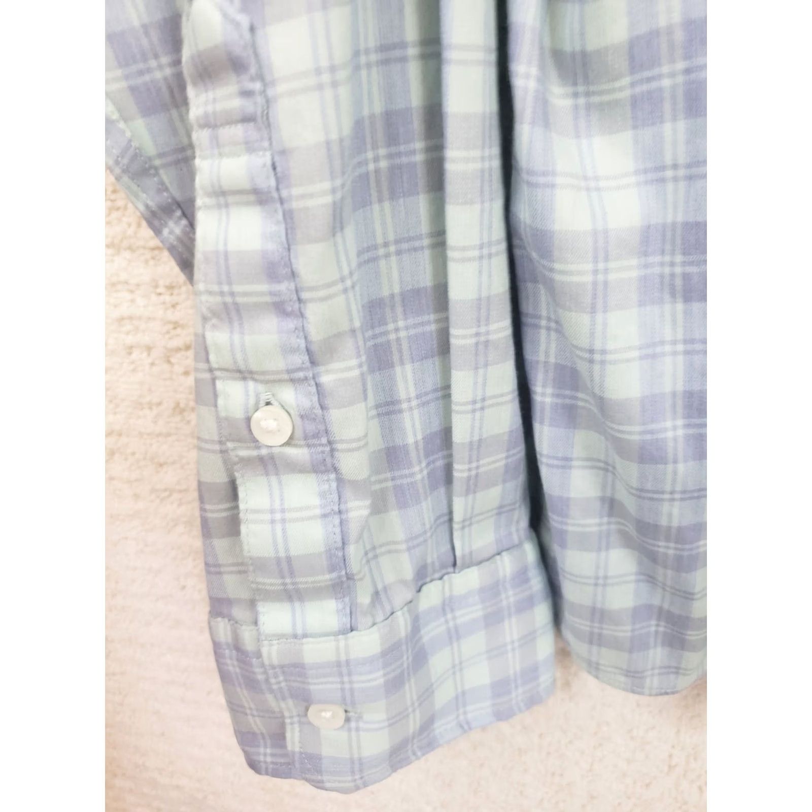 Faherty FAHERTY Button-Up Shirt 2XL Multicolor Plaid Long Sleeve Cotton Blend Pocketed Casual Workwear Daywear Mens Regular Shirt Size US XXL / EU 58 / 5 - 3 Thumbnail