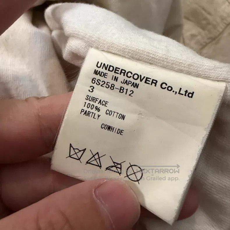 Undercover Undercover 06 SS T white cowhide baseball jacket Size US L / EU 52-54 / 3 - 5 Thumbnail