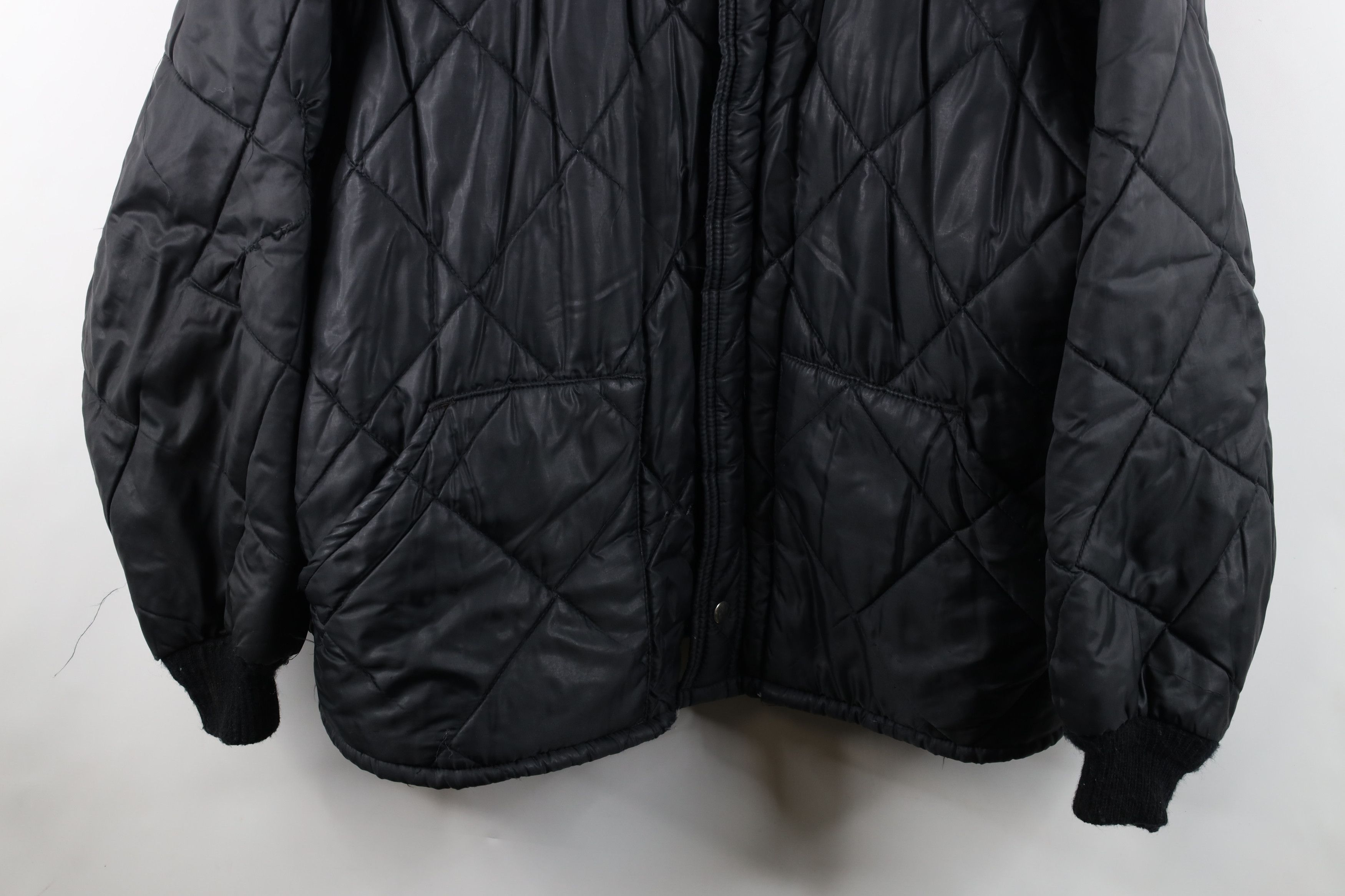 Vintage Vintage 70s Streetwear Workwear Mechanic Quilted Jacket USA Size US XXL / EU 58 / 5 - 3 Thumbnail