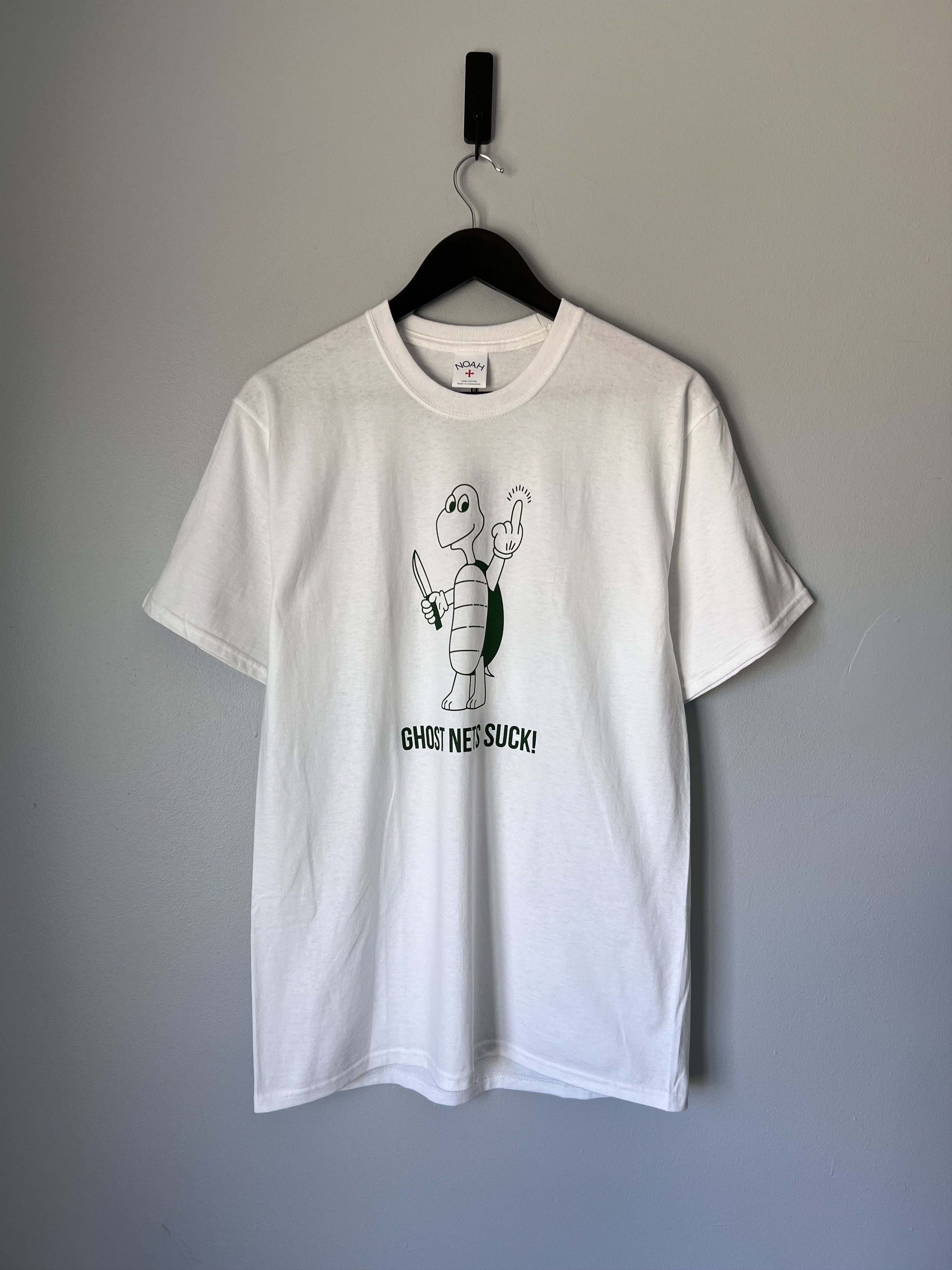 Noah Noah NYC Ghost Nets Suck Tee in White Size US M / EU 48-50 / 2 - 2 Thumbnail