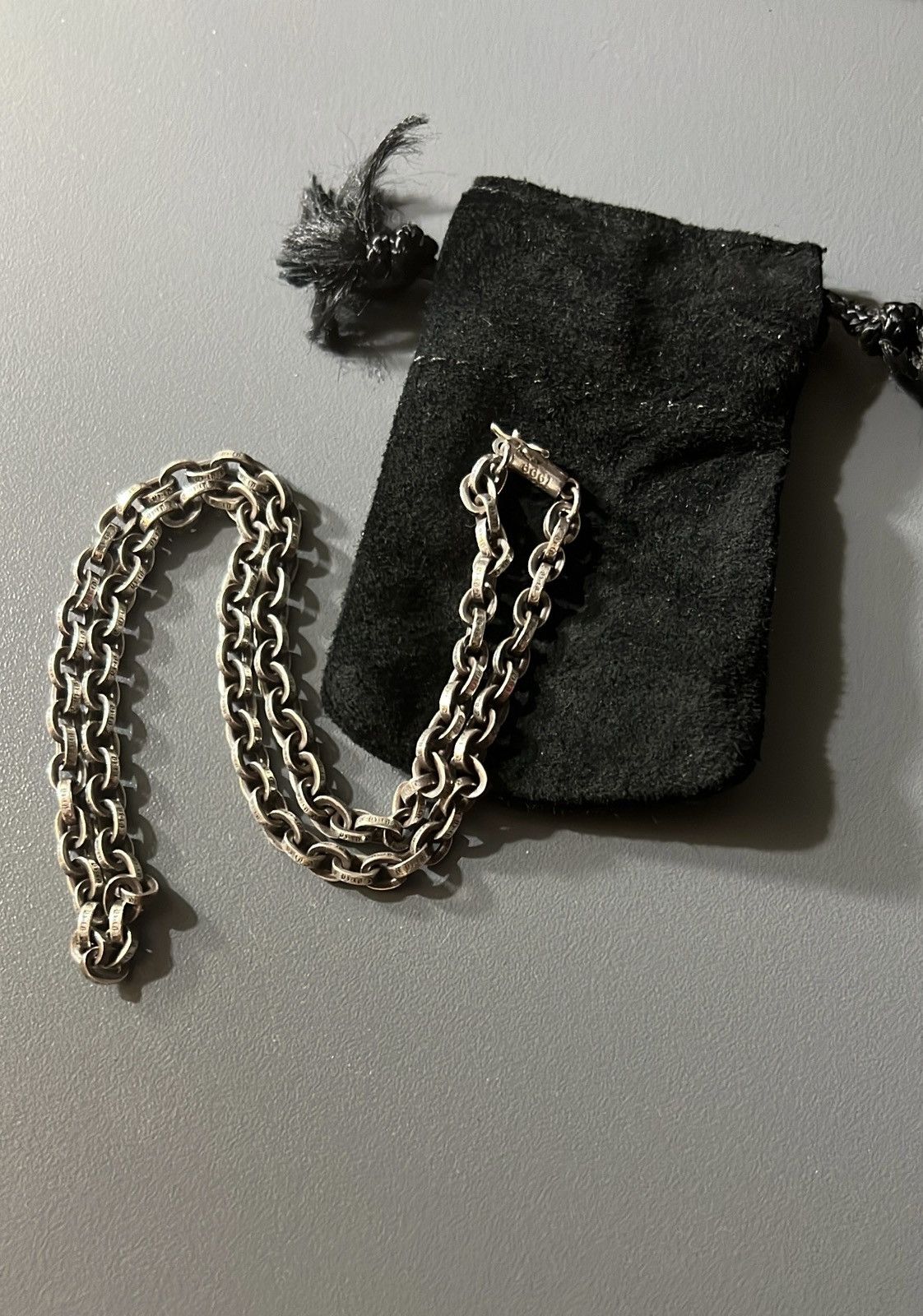 Chrome Hearts Paper Chain Necklace | Grailed