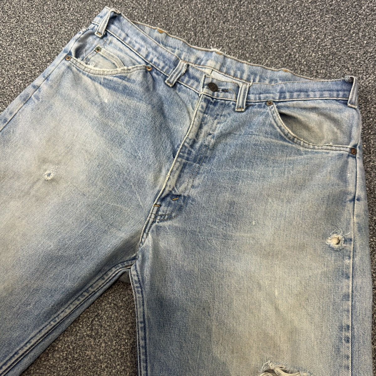 Levi's Vintage Clothing 🔥 Vintage 80s Levis 505 Orange Tab Denim W38 Made in Usa Size US 38 / EU 54 - 3 Thumbnail