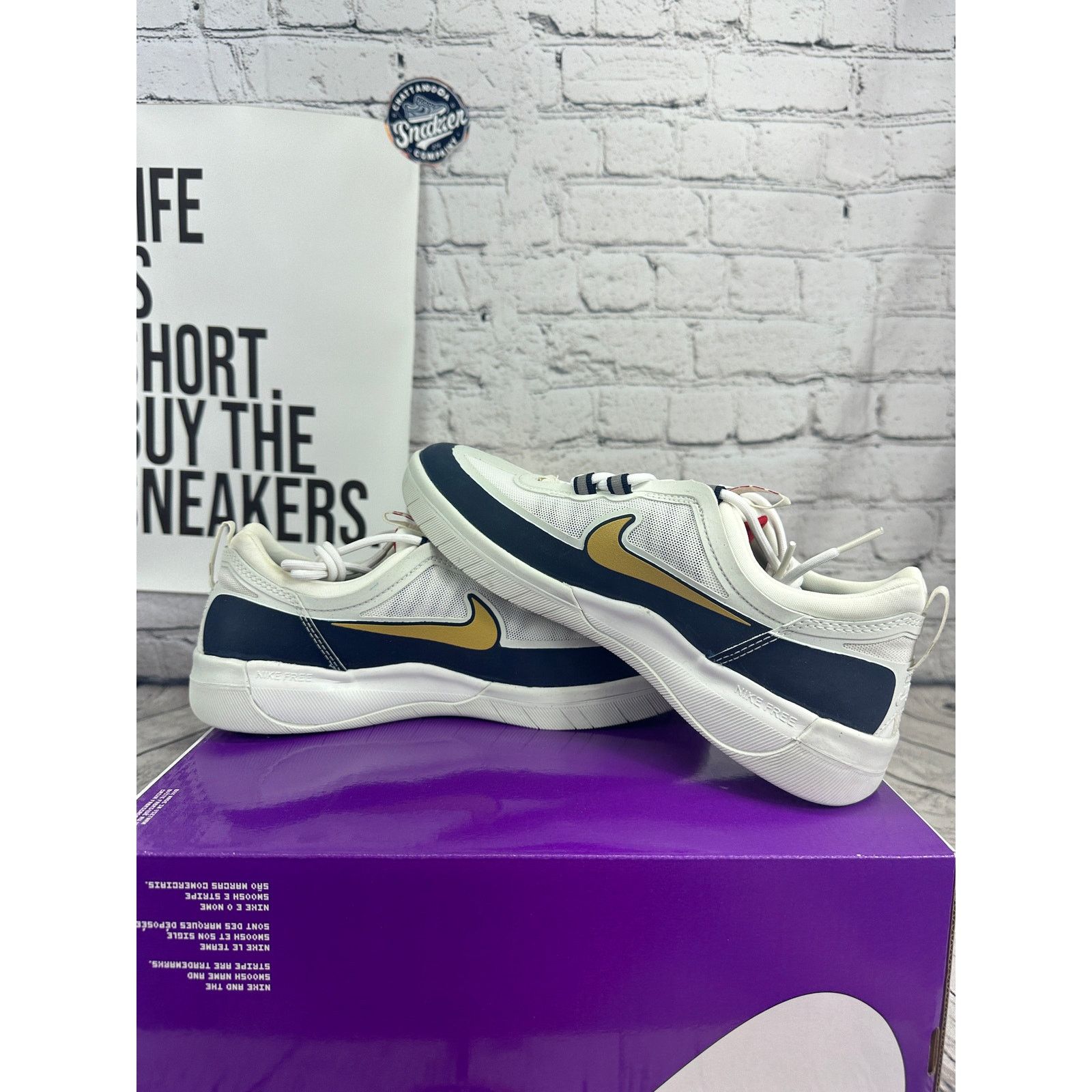 Nike Nike SB Skateboarding Nyjah Free 2 Sneakers Mens 8.5 Olympic Size US 9 / EU 42 - 6 Thumbnail