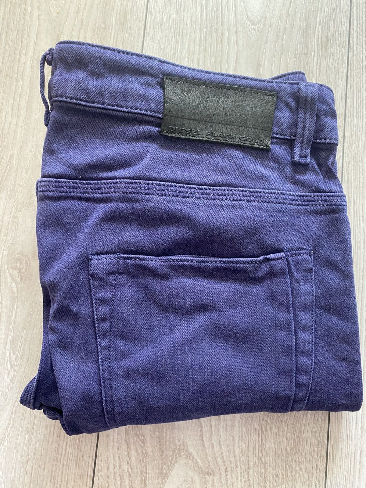 Diesel Black Gold Diesel Black Gold Jeans, Dark Purple, Excellent Condition Size US 31 - 1 Thumbnail
