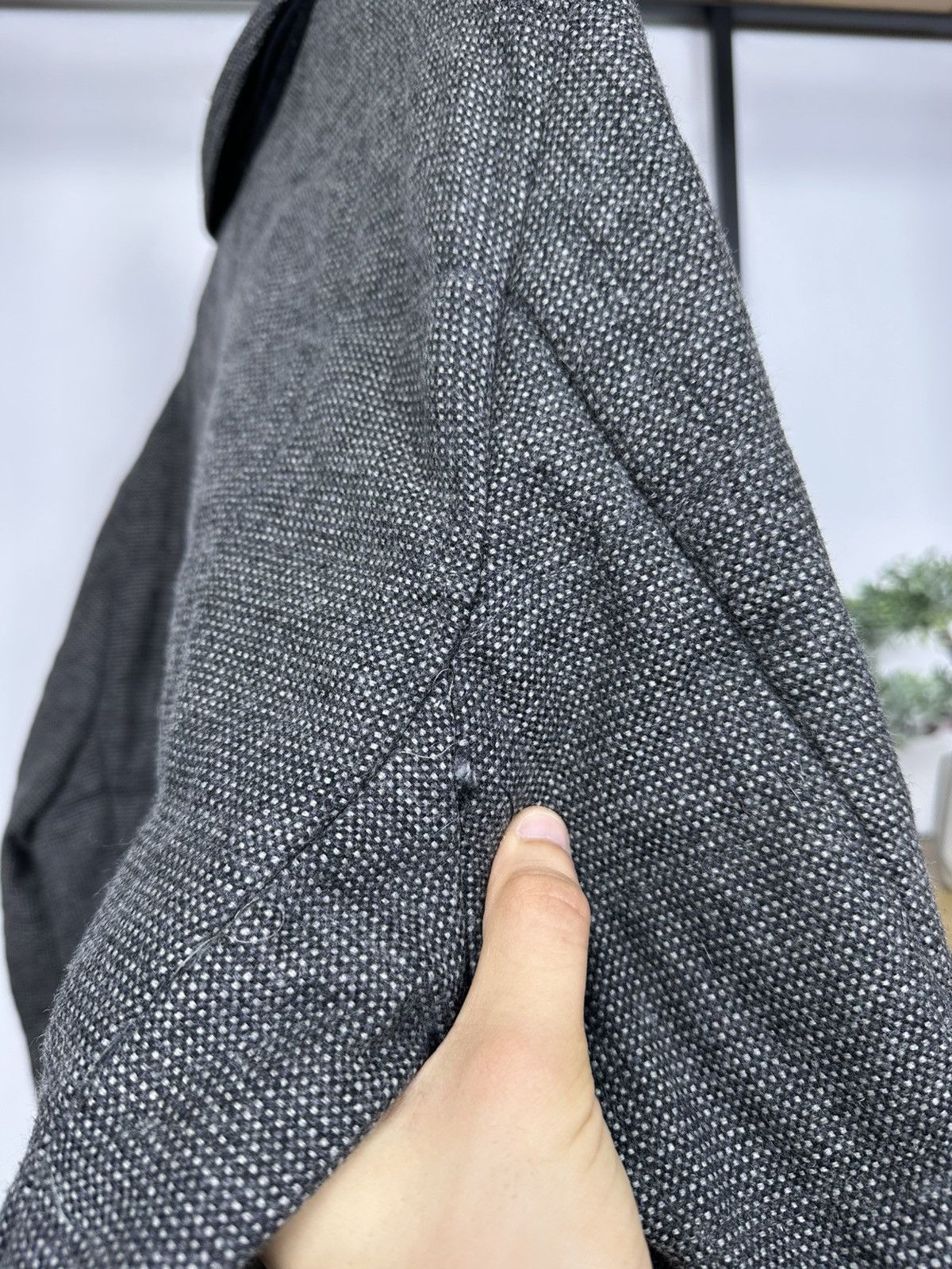Hugo Boss Hugo Boss Wool Jacket Men’s Blazer Quilted Grey 54 Size Size US L / EU 52-54 / 3 - 15 Thumbnail