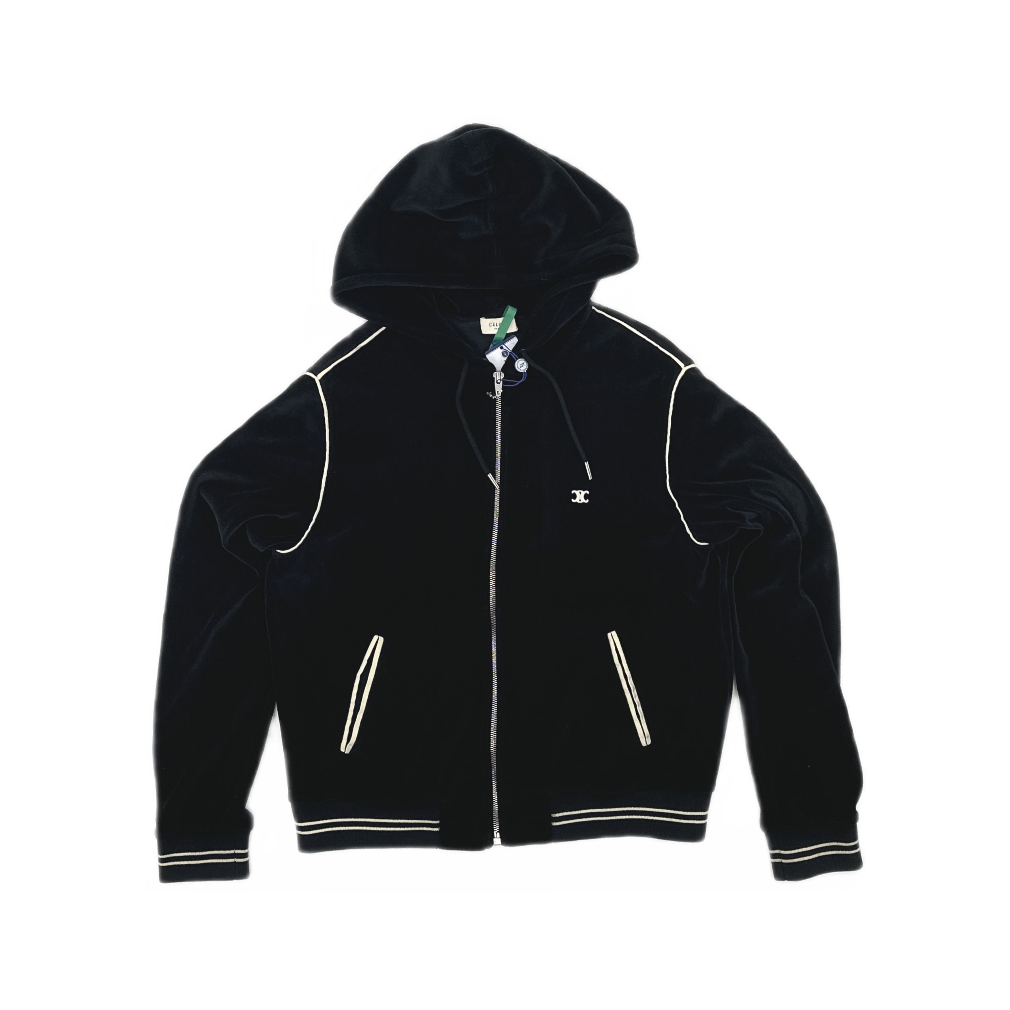 Celine × Hedi Slimane CELINE LOOSE ZIP UP HOODIE | Grailed