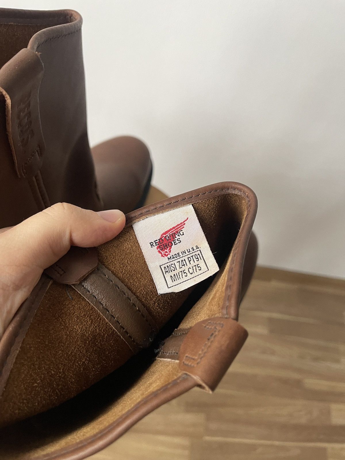 Red Wing Red Wing PECOS Cowboy Engineering Boots 1155 Size 8 2E Size US 8 / EU 41 - 6 Thumbnail