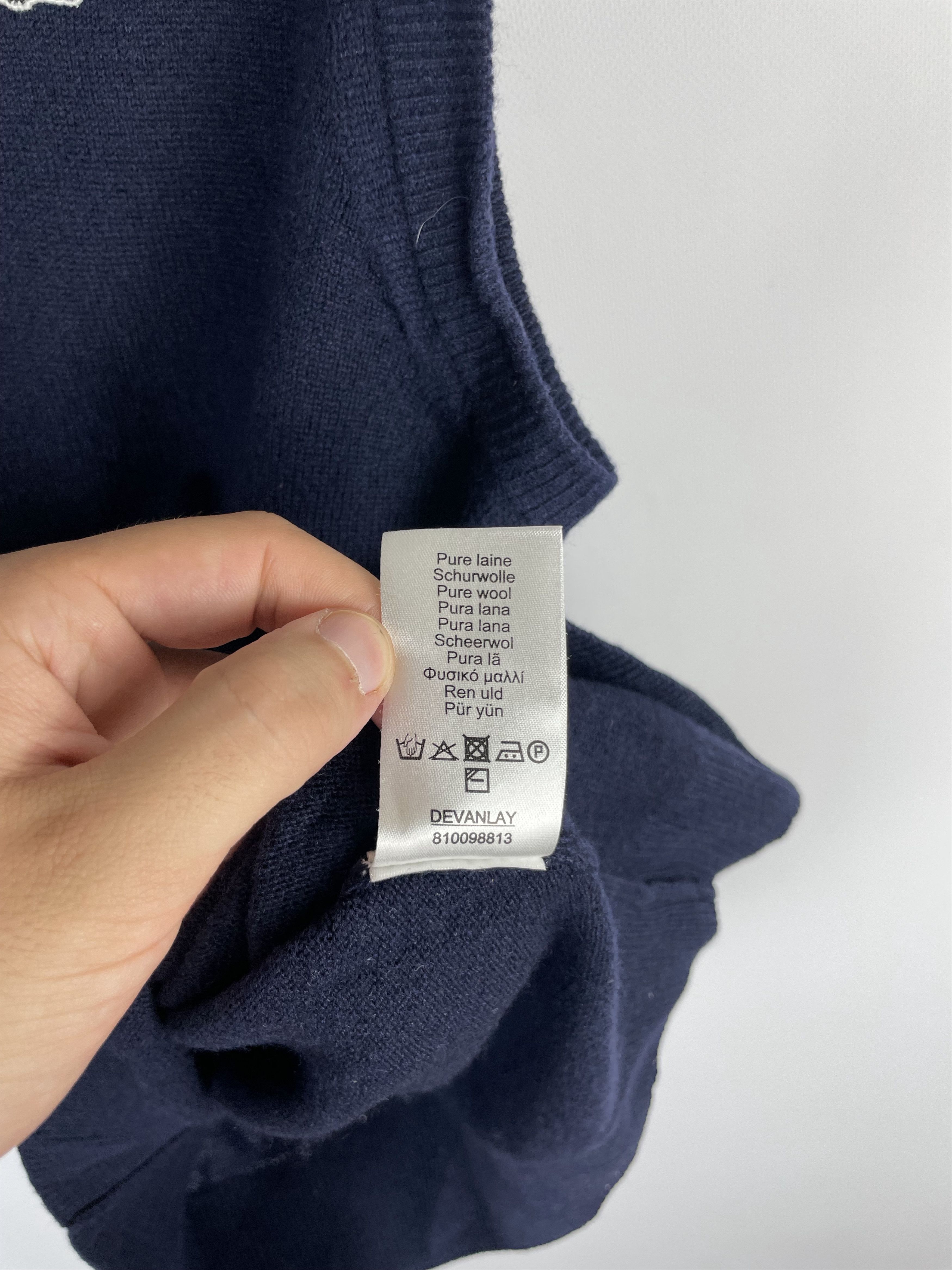 Lacoste Vintage Lacoste vest knit 90s Size US M / EU 48-50 / 2 - 6 Thumbnail