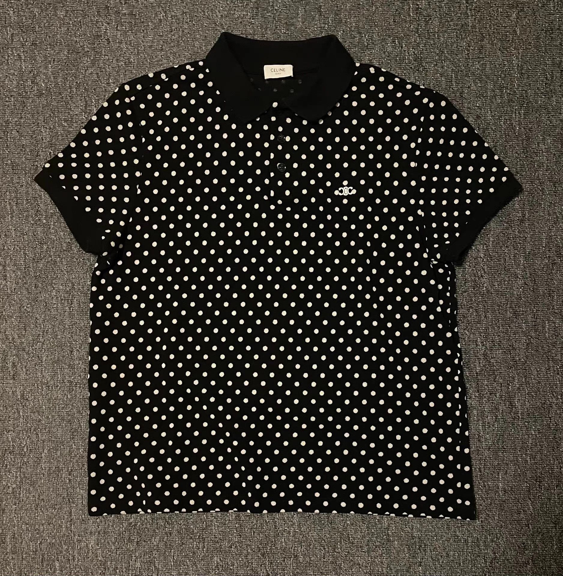 Celine Celine short-sleeve Polo shirt, Size US L / EU 52-54 / 3 - 1 Thumbnail