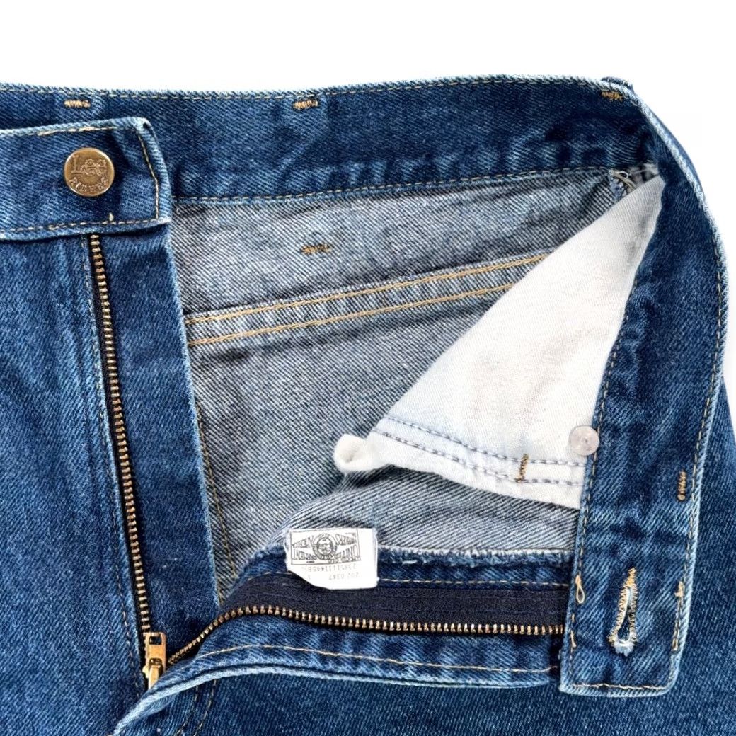 Lee VINTAGE Lee Jeans Mens 32x30 Blue Bootcut Riders Talon USA Denim 70s 33x30 Tag Size US 32 / EU 48 - 4 Thumbnail