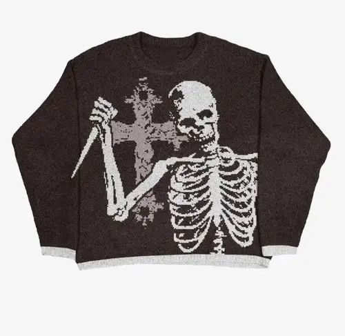 Japanese Brand × Vintage Hip Hop Oversized Knitted Sweaters Size US M / EU 48-50 / 2 - 3 Thumbnail