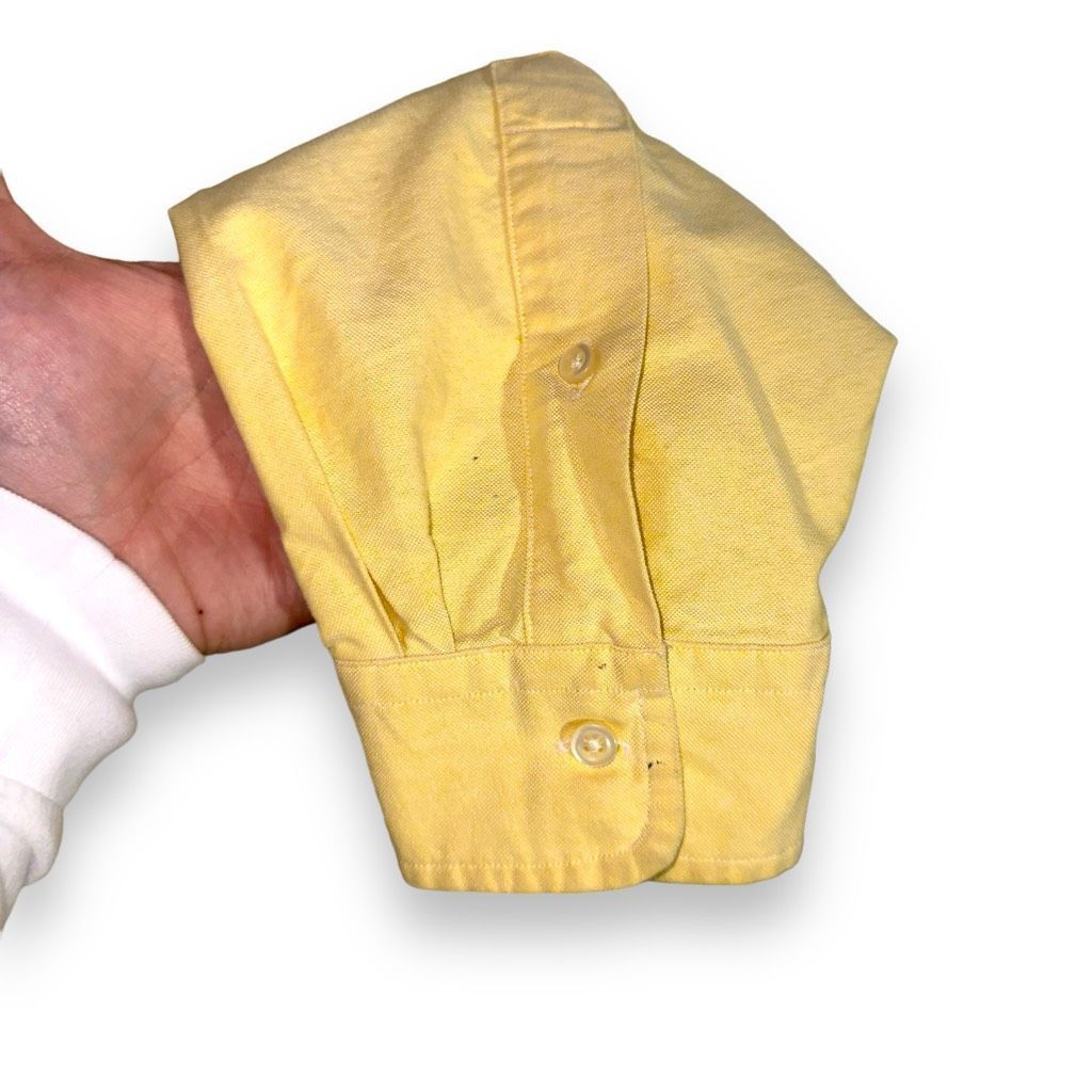 Polo Ralph Lauren Polo Ralph Lauren Spring Yellow Iconic Oxford Shirt XL Size US XL / EU 56 / 4 - 5 Thumbnail