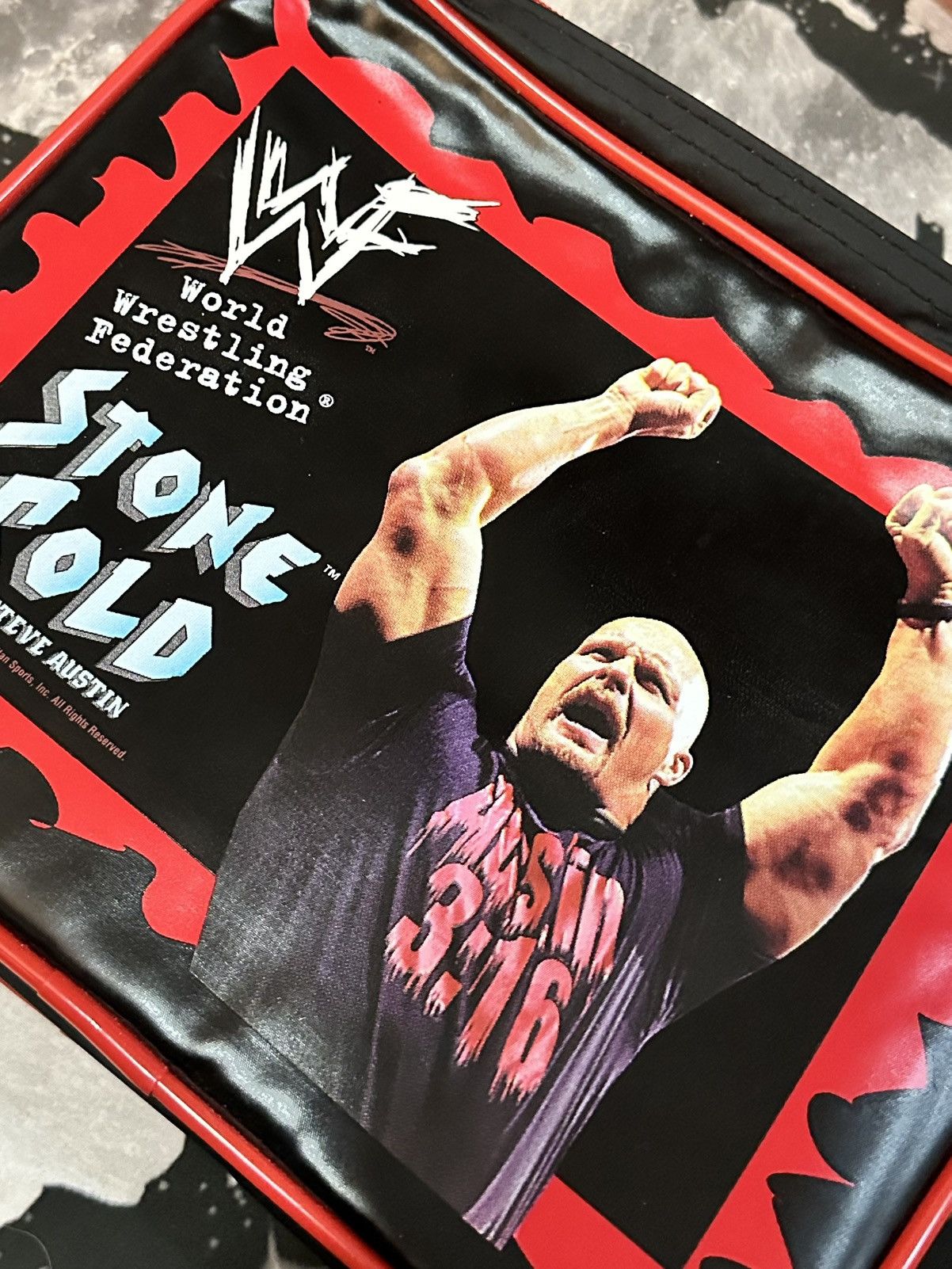 WWF WWF Stone Cold Steve Austin Lunch Bag Size ONE SIZE - 3 Thumbnail