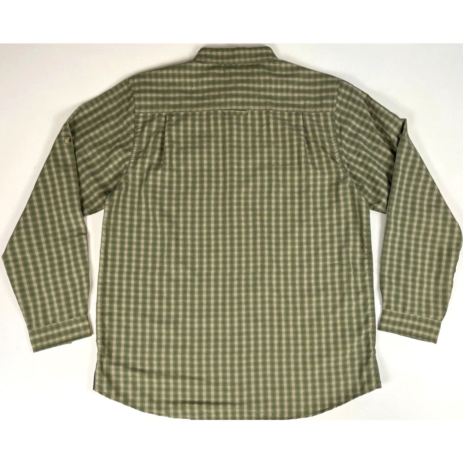 The North Face The North Face Men's Button-Up Shirt Plaid Roll Up Sleeves Sz L Green Regular 60% Modal, 40% Polyester Pockets Outdoor Shirt Size US L / EU 52-54 / 3 - 3 Thumbnail