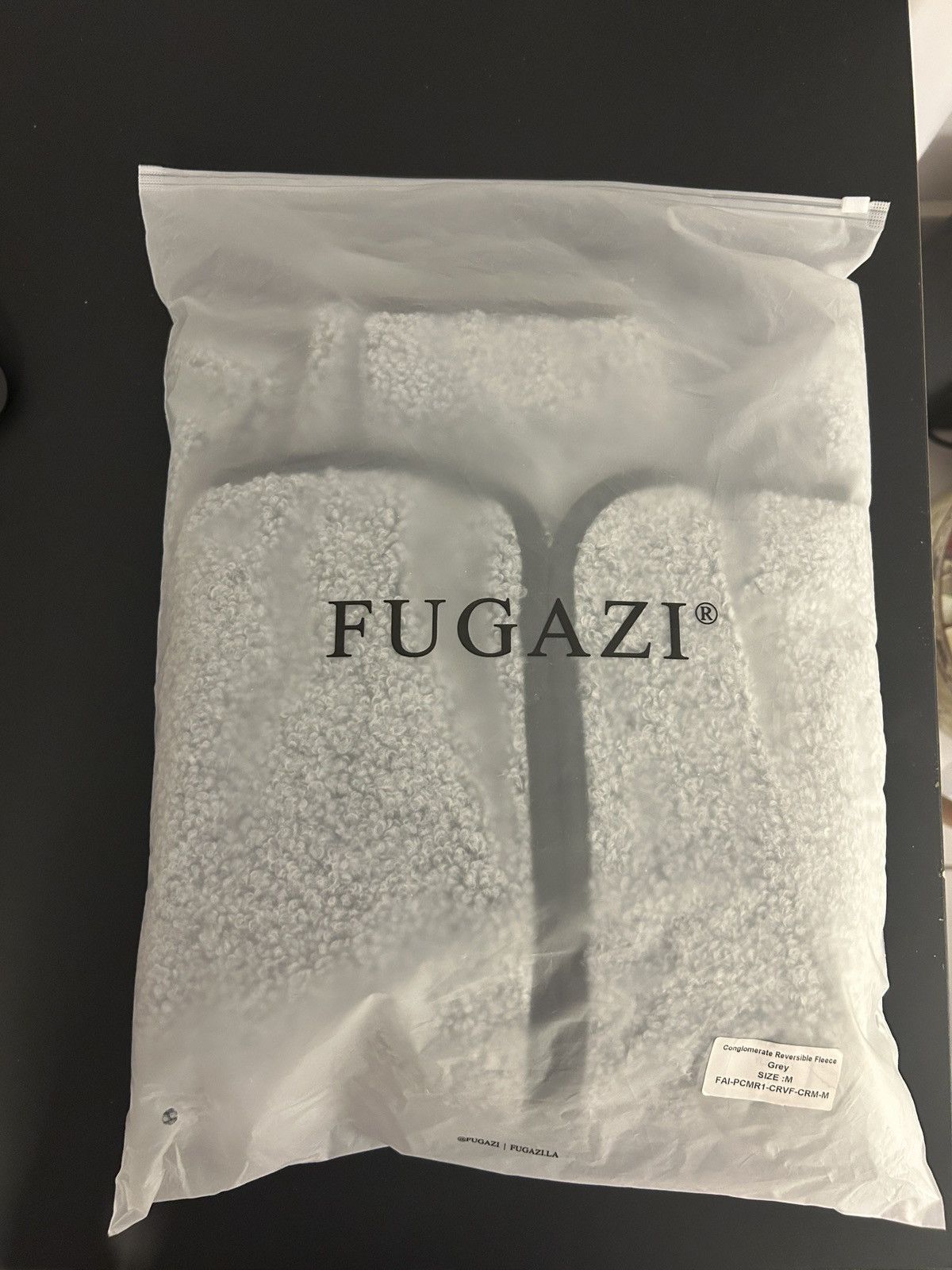 Fugazi 🔥FUGAZI🔥Conglomerate Reversible Fleece Grey Size US M / EU 48-50 / 2 - 1 Thumbnail
