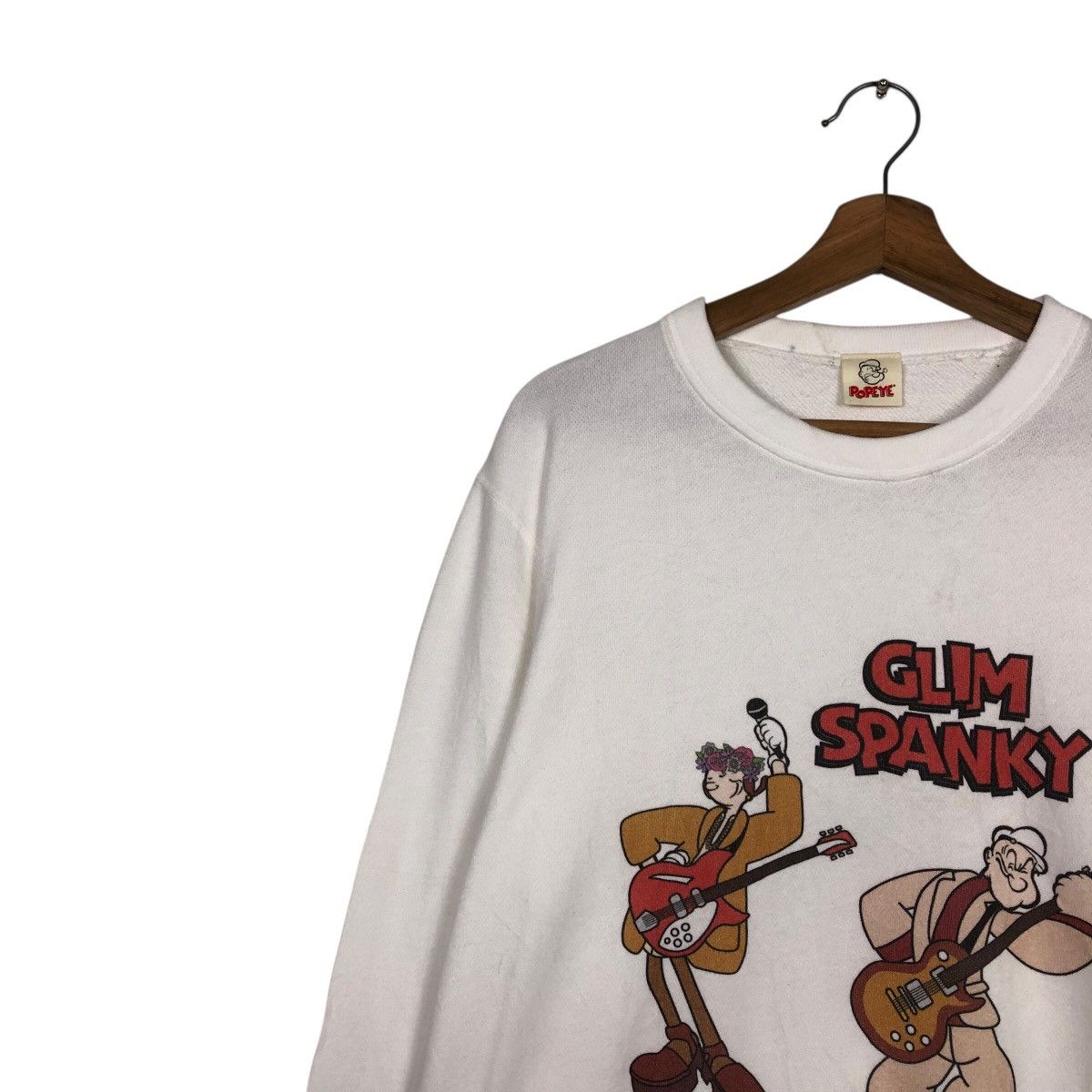 Cartoon Network 📌Vintage Sweatshirt Popeye Big Logo Design Size US M / EU 48-50 / 2 - 8 Thumbnail