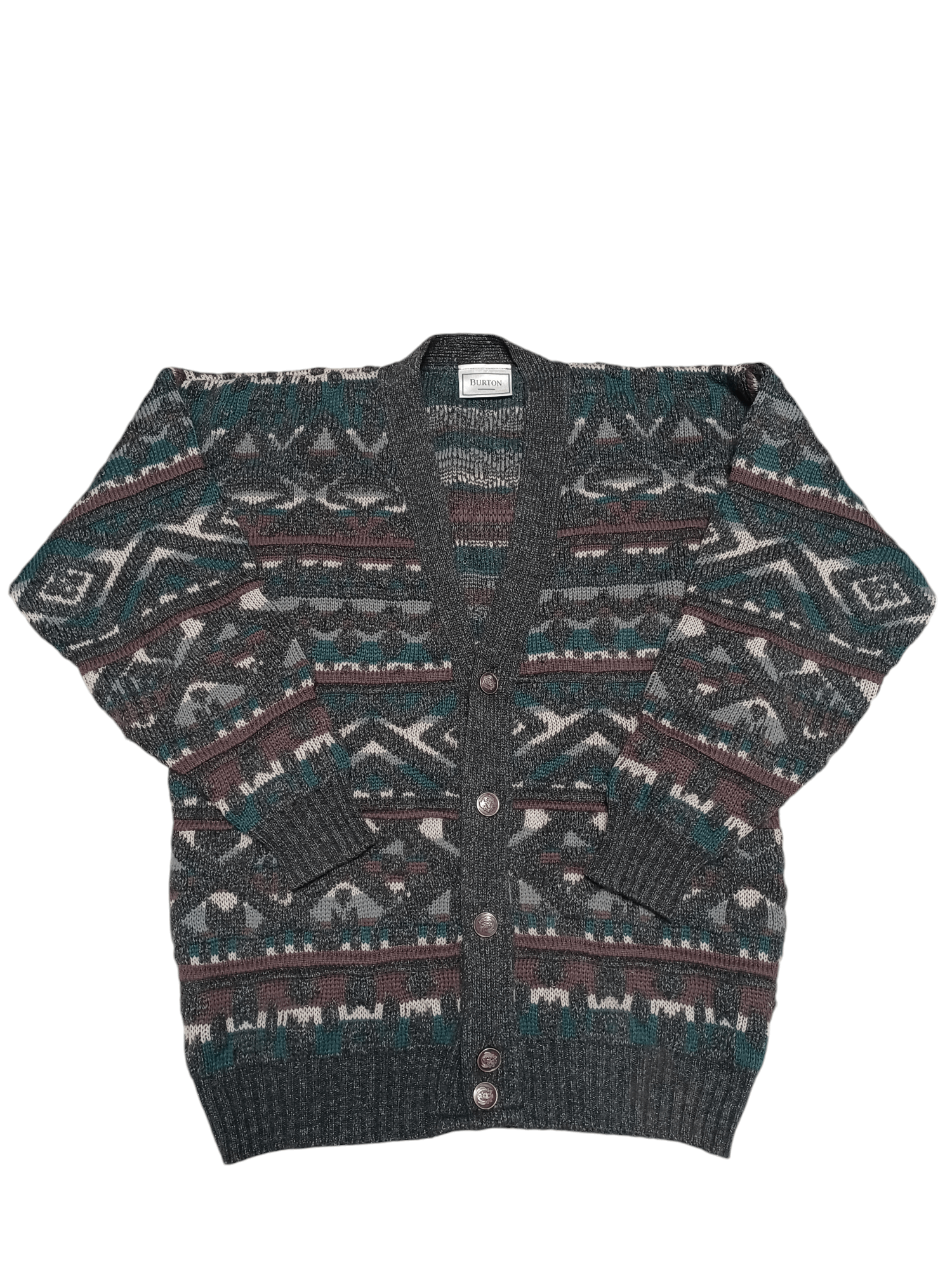 Burton 90S VINTAGE CARDIGAN BURTON COOGI STYLE MADE IN UK Size US M / EU 48-50 / 2 - 1 Thumbnail