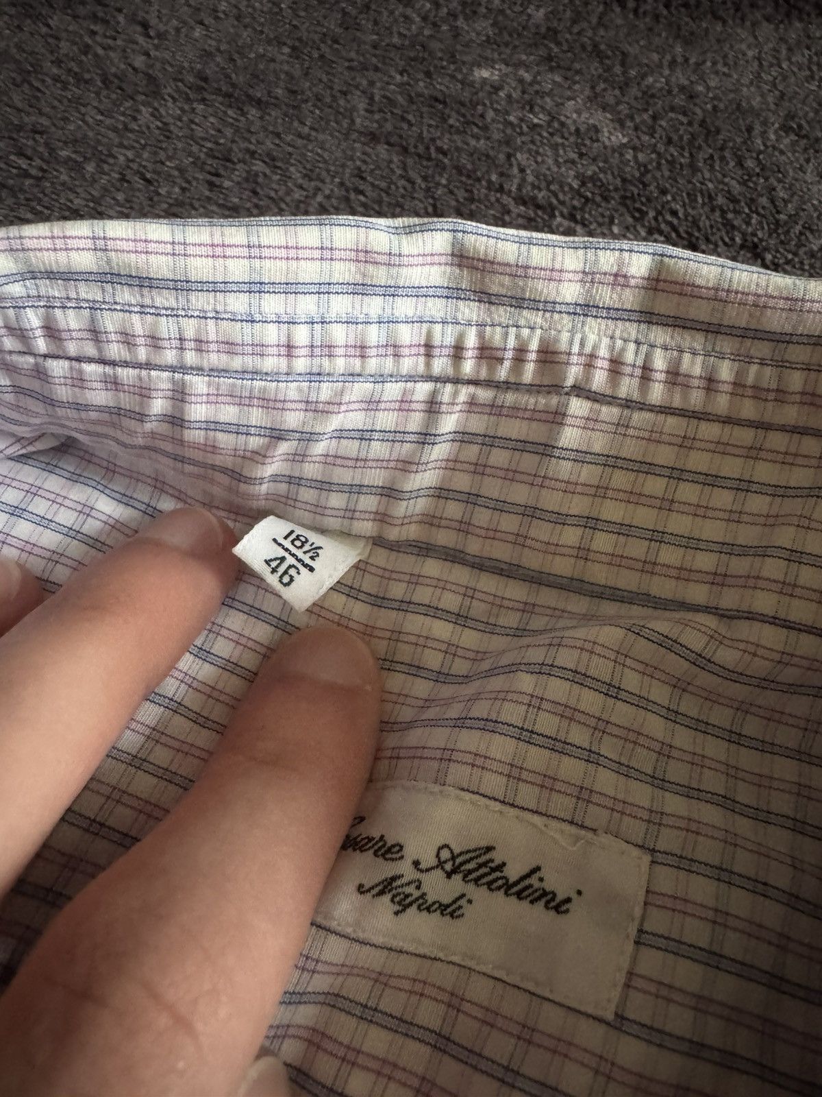 Cesare Attolini Casare Attolini Napoli shirt sleevless cotton Size US M / EU 48-50 / 2 - 7 Thumbnail