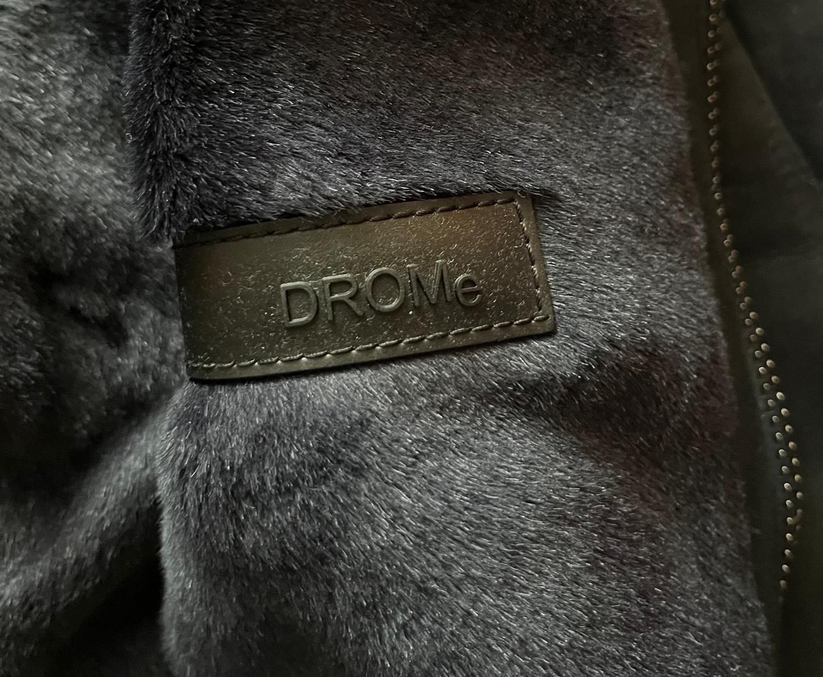 Drome "Drome" Dark Blue Navy Shearling Lambskin Leather Jacket M Size US M / EU 48-50 / 2 - 11 Thumbnail