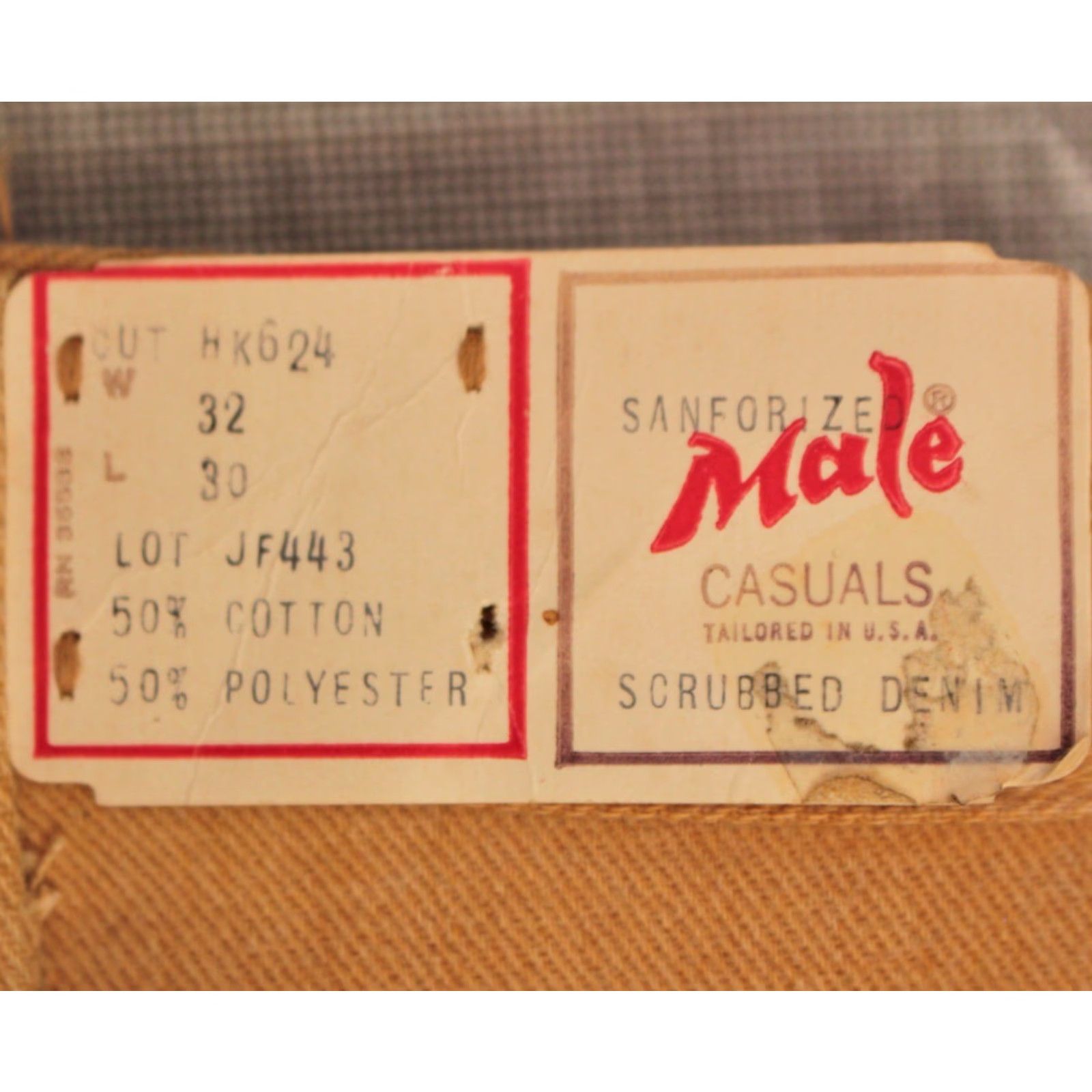 Vintage VINTAGE Men's VTG 1960s NOS Khaki / Tan Tapered Pants Sz 32x30 60s Male Casuals Size US 32 / EU 48 - 4 Thumbnail