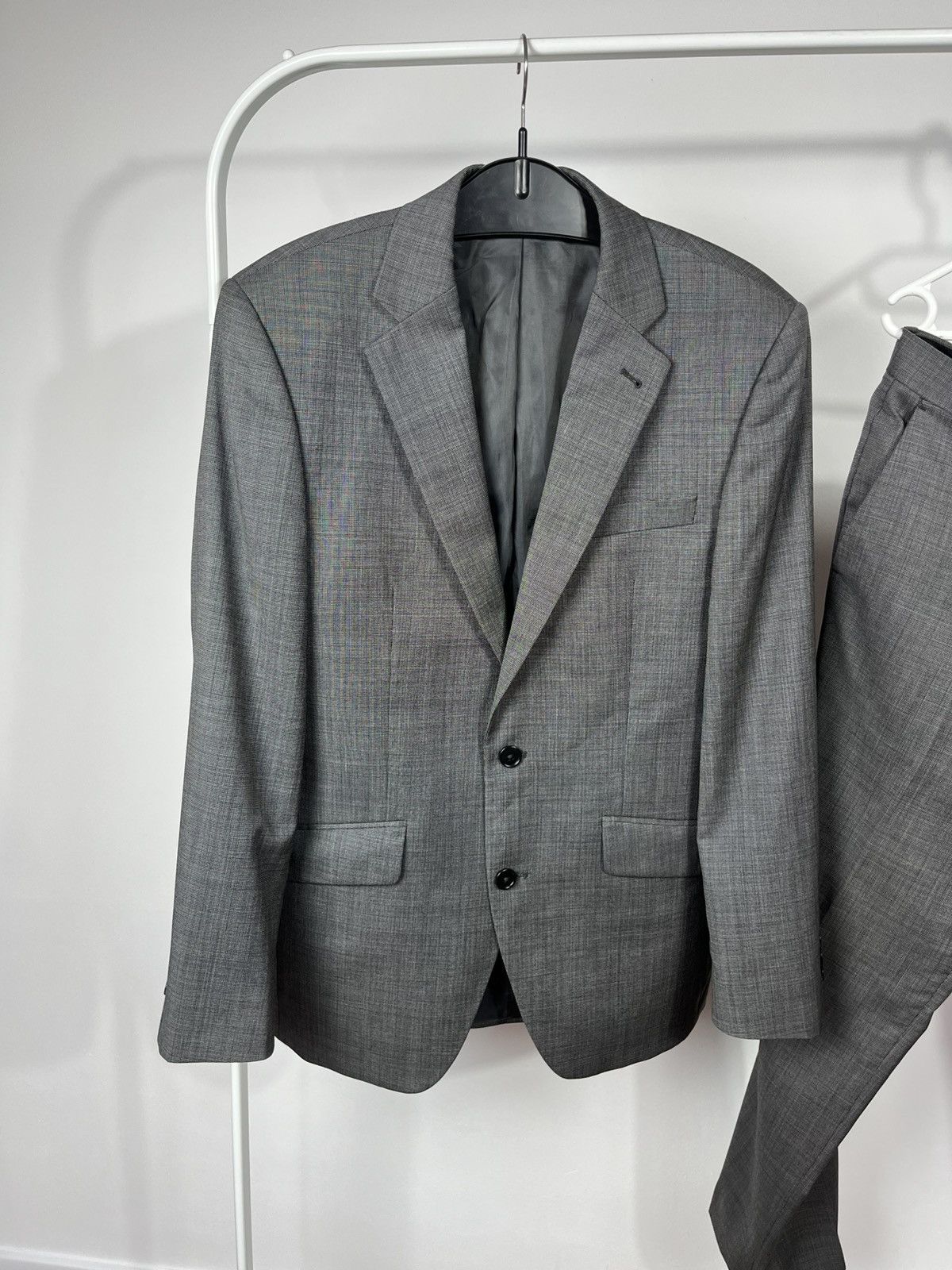 New & Lingwood New & Lingwood classic gray two piece suit blazer trousers Size 38R - 2 Thumbnail