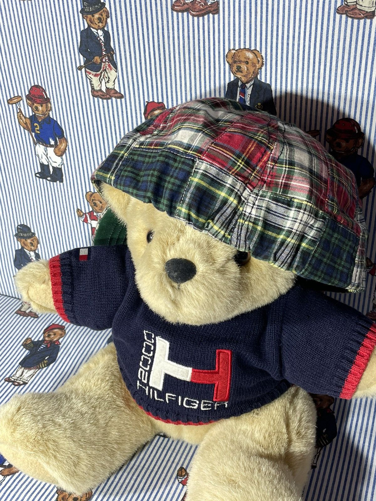 Tommy Hilfiger × Vintage Cap Tommy Hilfiger Lion Crest Patch OG Vintage 90’s Size ONE SIZE - 8 Thumbnail