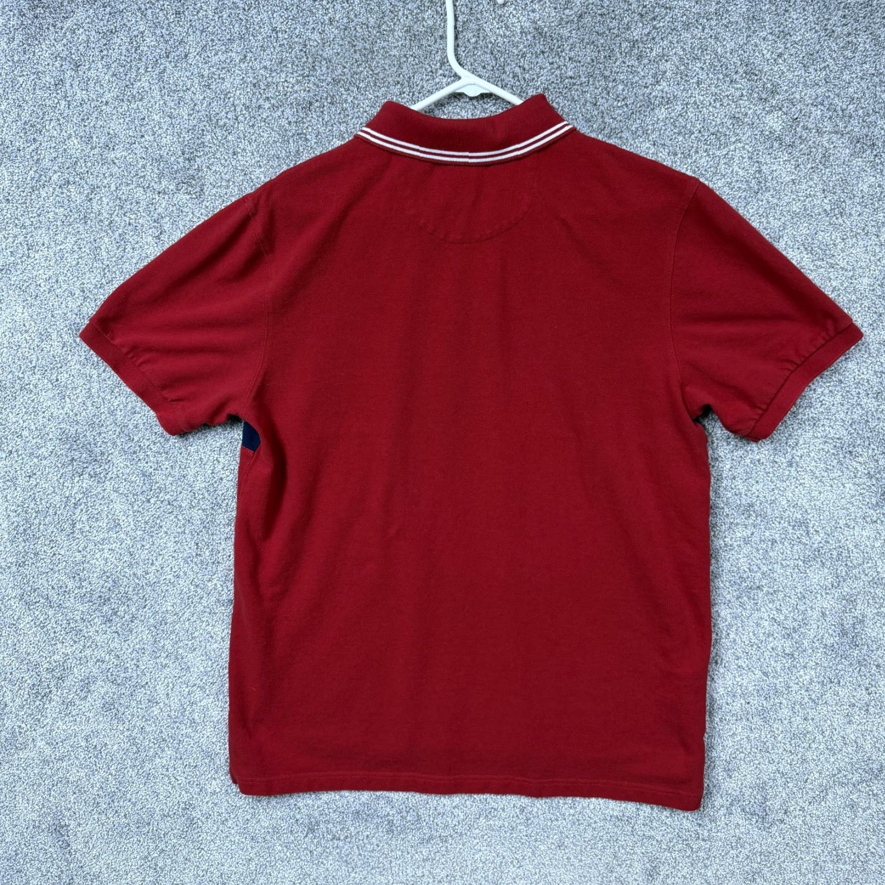 Chaps Chaps Sailing Crew Polo Shirt Mens L Red Colorblock Nautical Preppy Short Sleeve Shirt Size US L / EU 52-54 / 3 - 7 Thumbnail