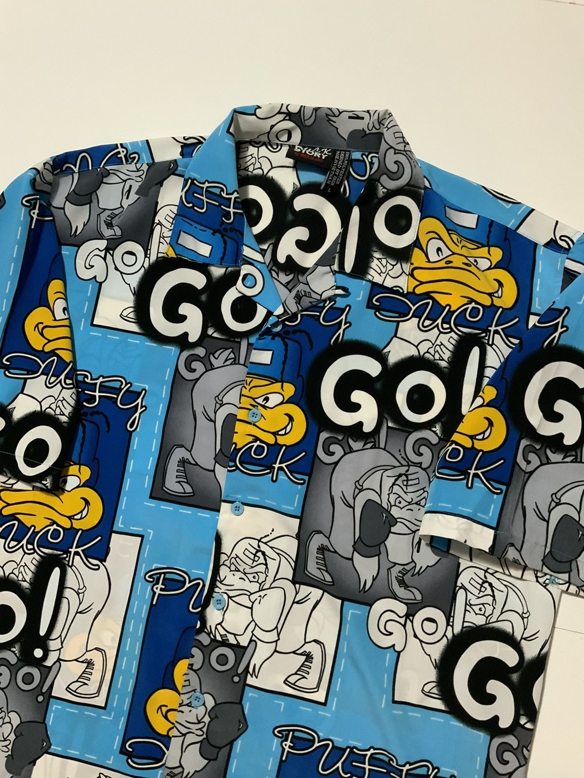 Vintage Vintage 90s 2000s Y2K Duck Story Iber Shirt Shorts 2PC Set Size US L / EU 52-54 / 3 - 4 Thumbnail