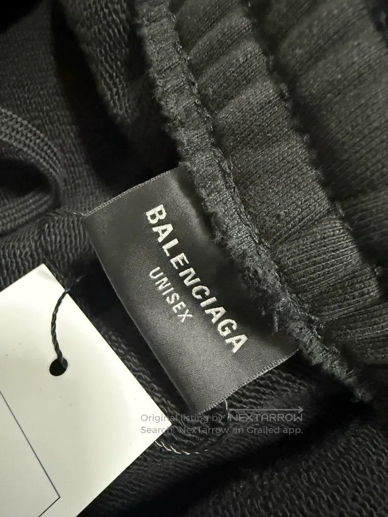 Balenciaga Balenciaga size L Reflective letter logo wide-leg baggy sw Size US 27 - 3 Thumbnail