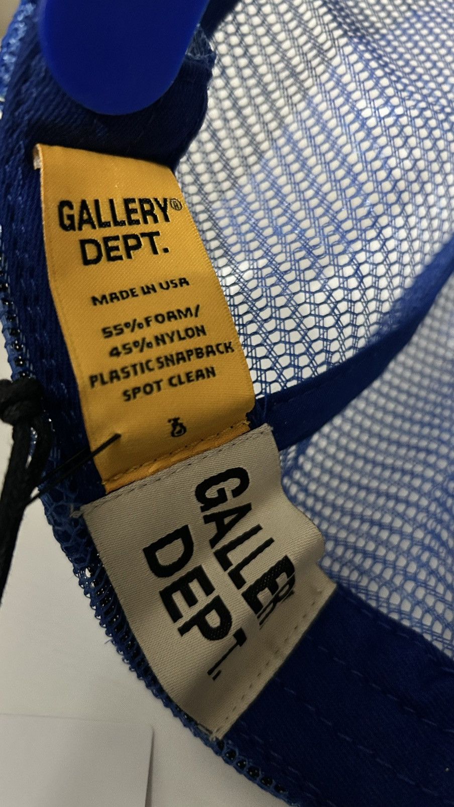 Gallery Dept. Gallery Dept Yellow -Blue Trucker Hat Size ONE SIZE - 7 Thumbnail