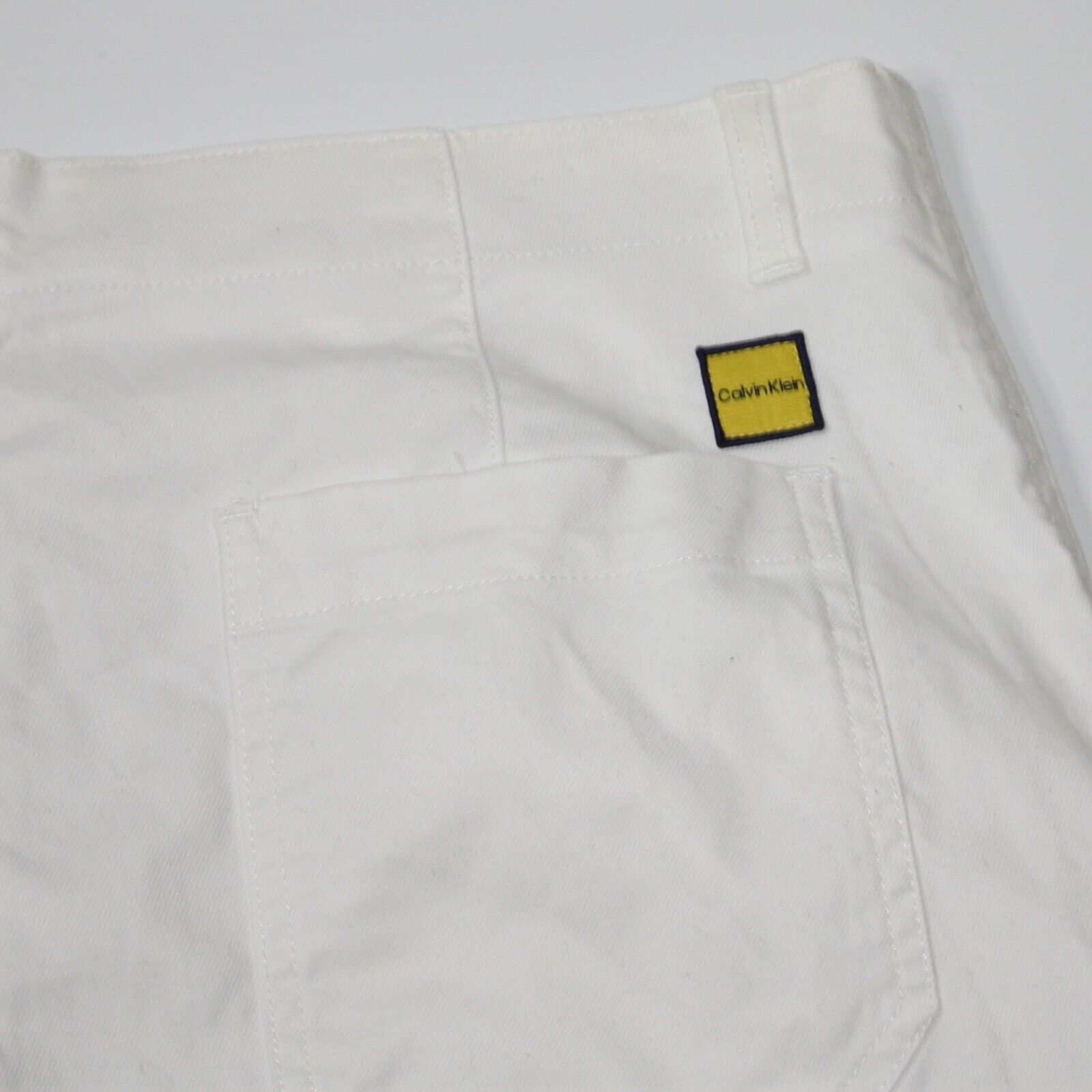 Calvin Klein Men's White Color Basic Walking Shorts size 34 NWT MSRP $70 Size US 34 / EU 50 - 3 Thumbnail
