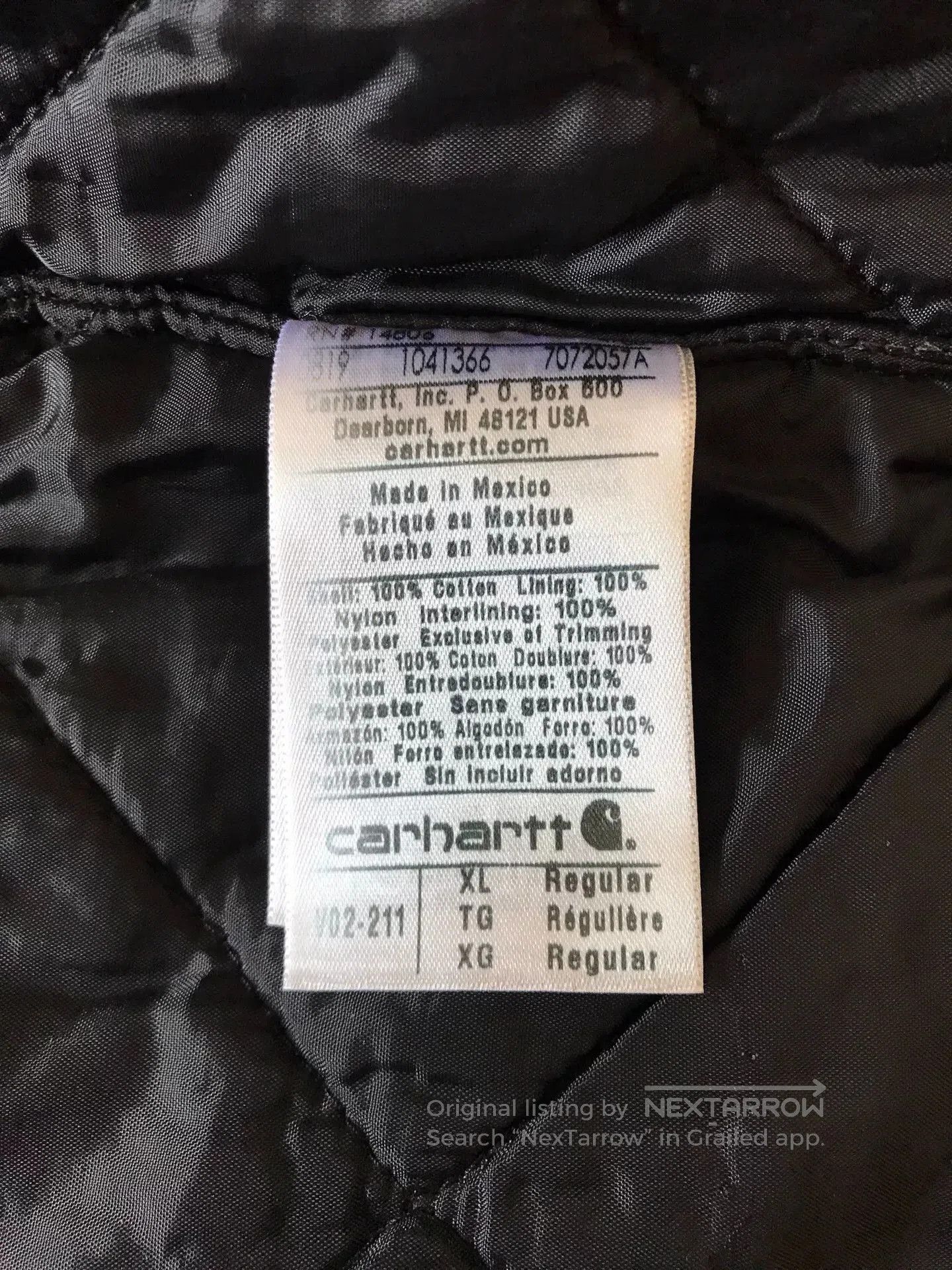 Carhartt Carhartt V02 Brown XL Canvas Vest. Size US XL / EU 56 / 4 - 9 Thumbnail